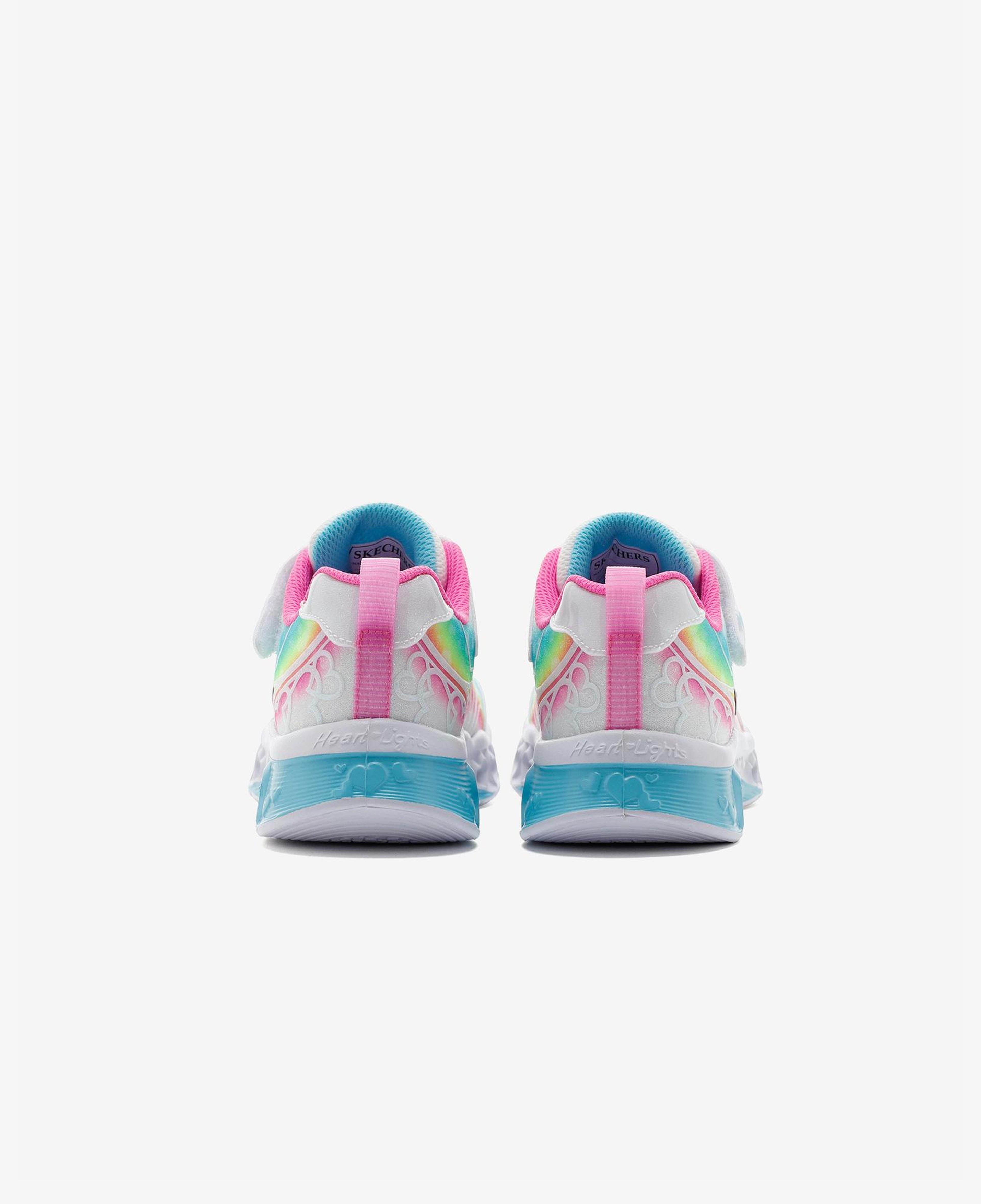 Skechers Flutter Heart Lights Groovy Swirl Çocuk Beyaz Işıklı Spor Ayakkabı