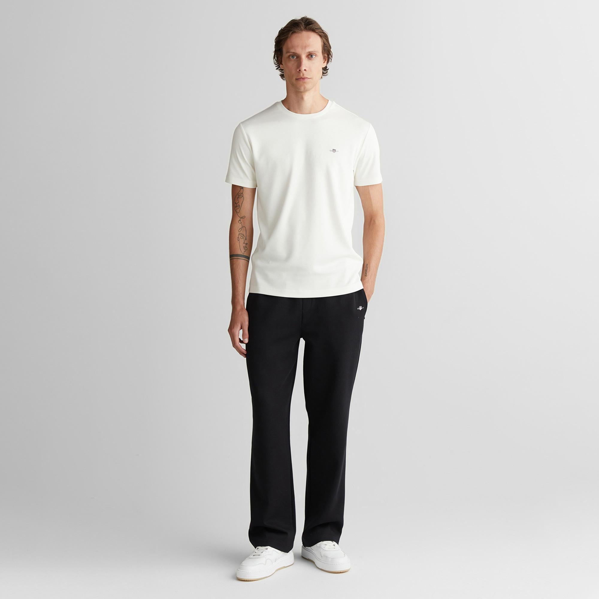 GANT Erkek Siyah Relaxed Fit Eşofman