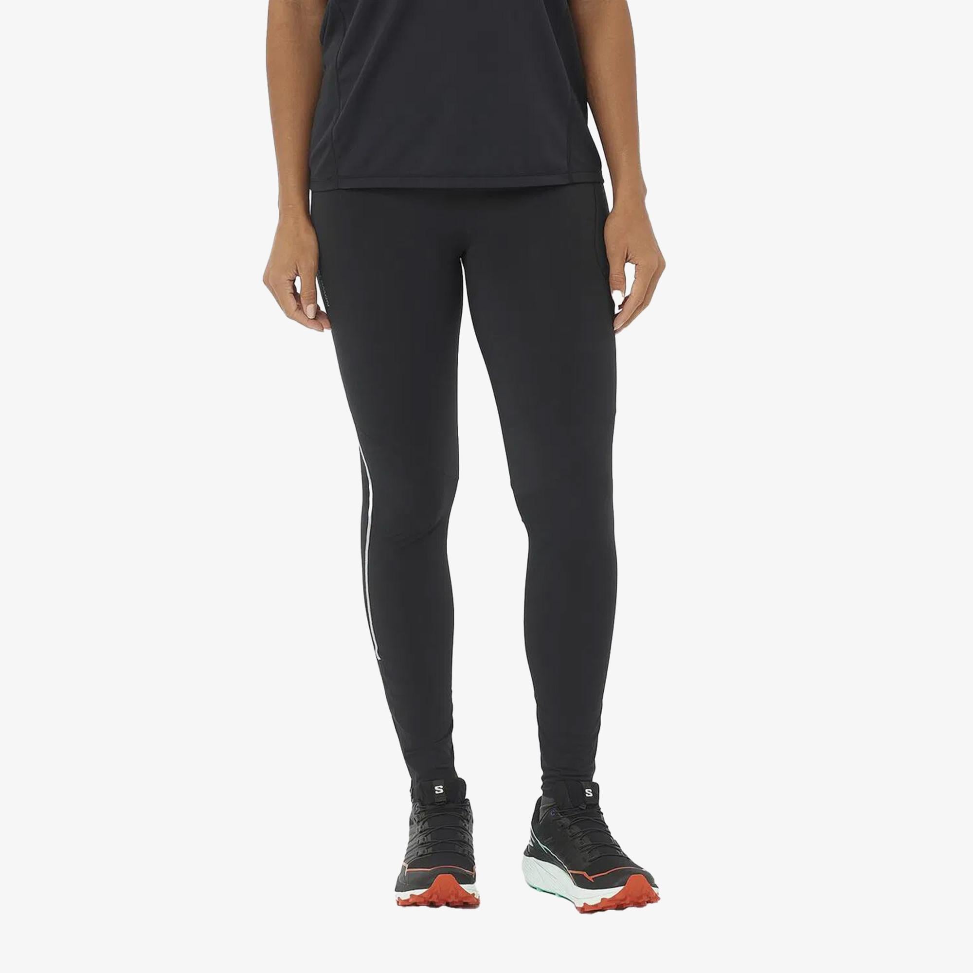 Salomon Sense Stow Tights Kadın Siyah Koşu Taytı