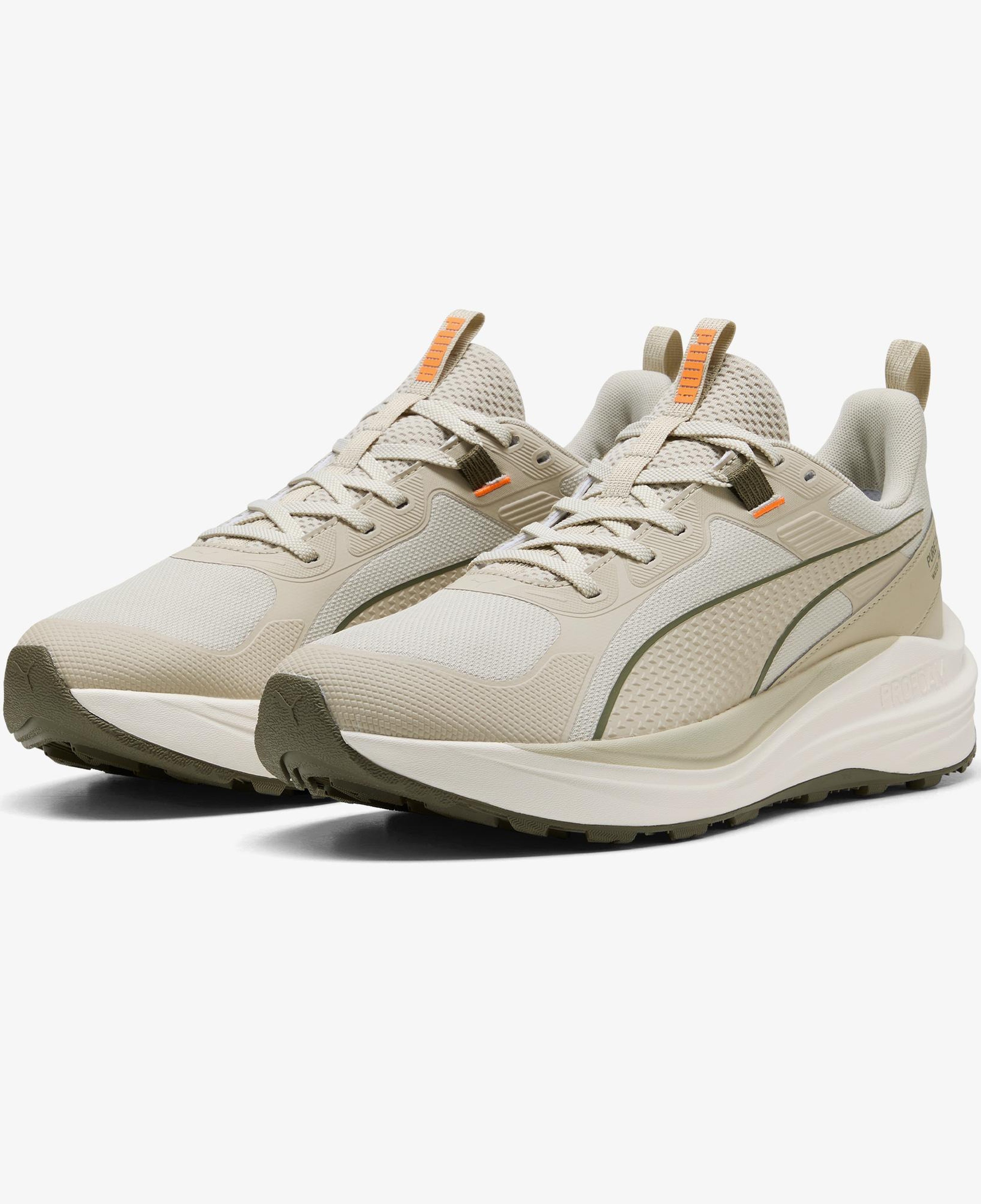Puma Flare Pro Trail Ptx Kadın Krem Koşu Ayakkabısı