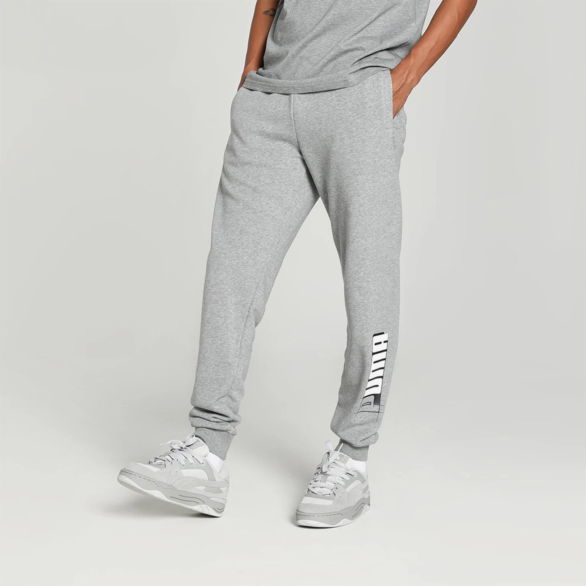 Puma Essentials Logo Erkek Gri Eşofman Altı