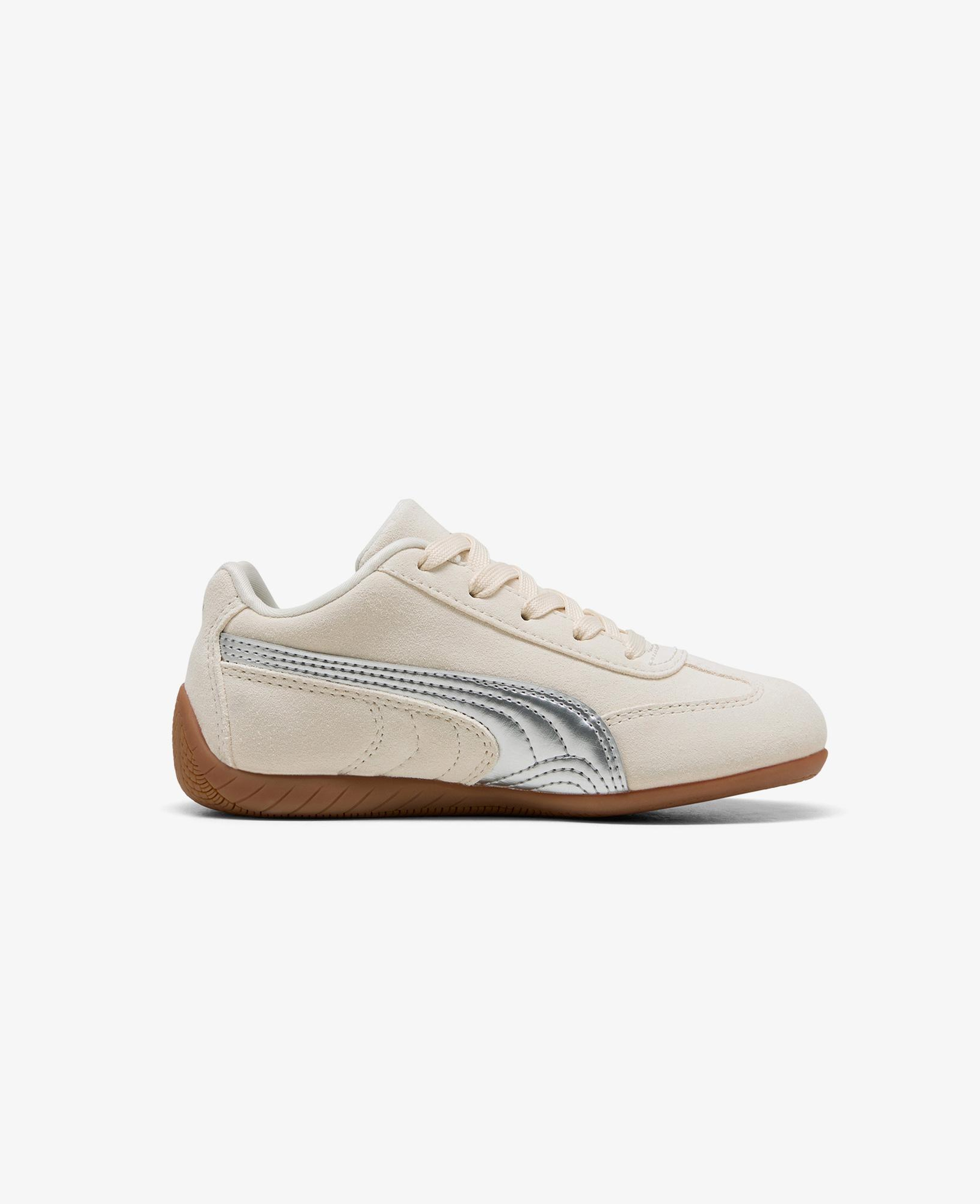Puma Speedcat Metallic Çocuk Krem Spor Ayakkabı