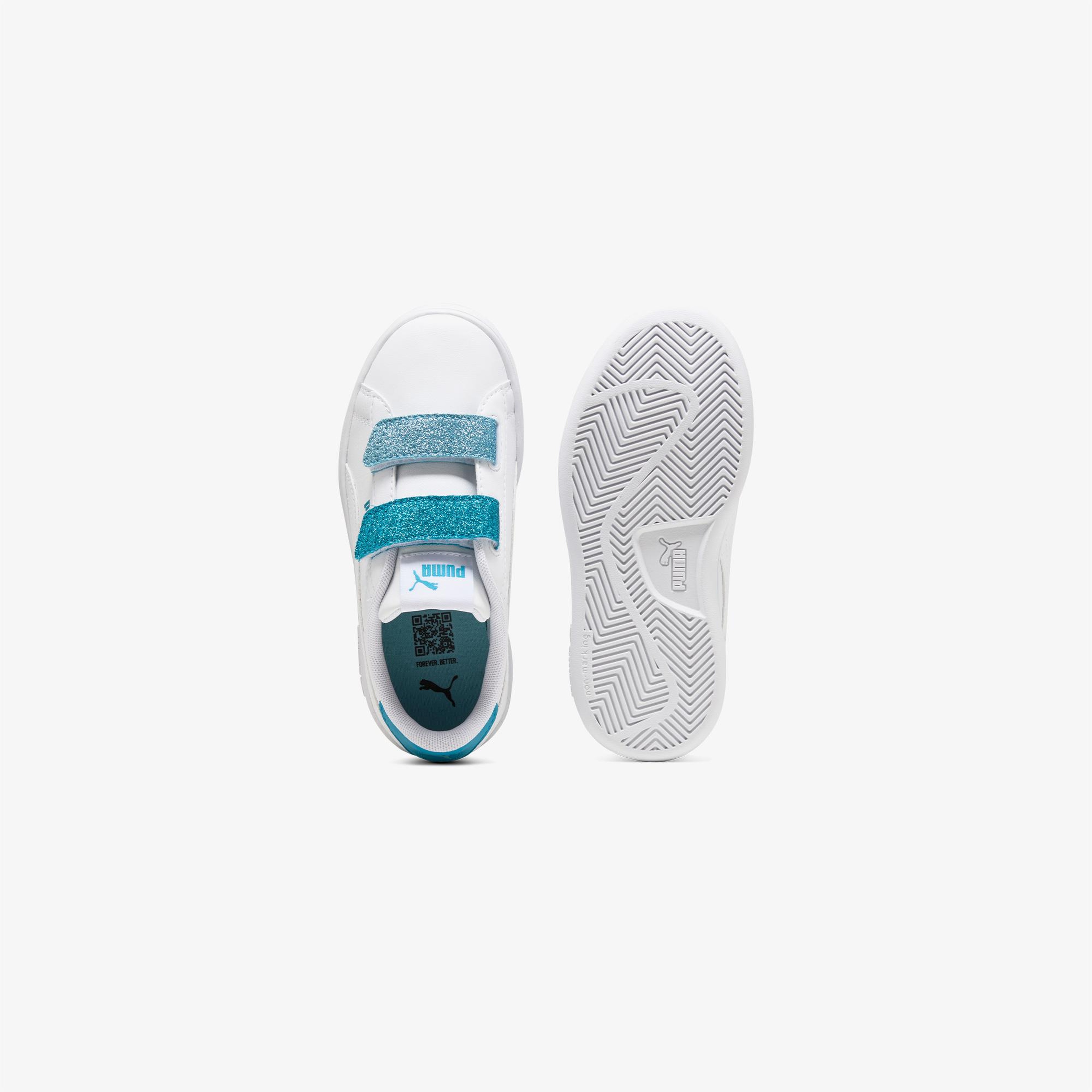 Puma Smash 3.0 Çocuk Beyaz Spor Ayakkabı