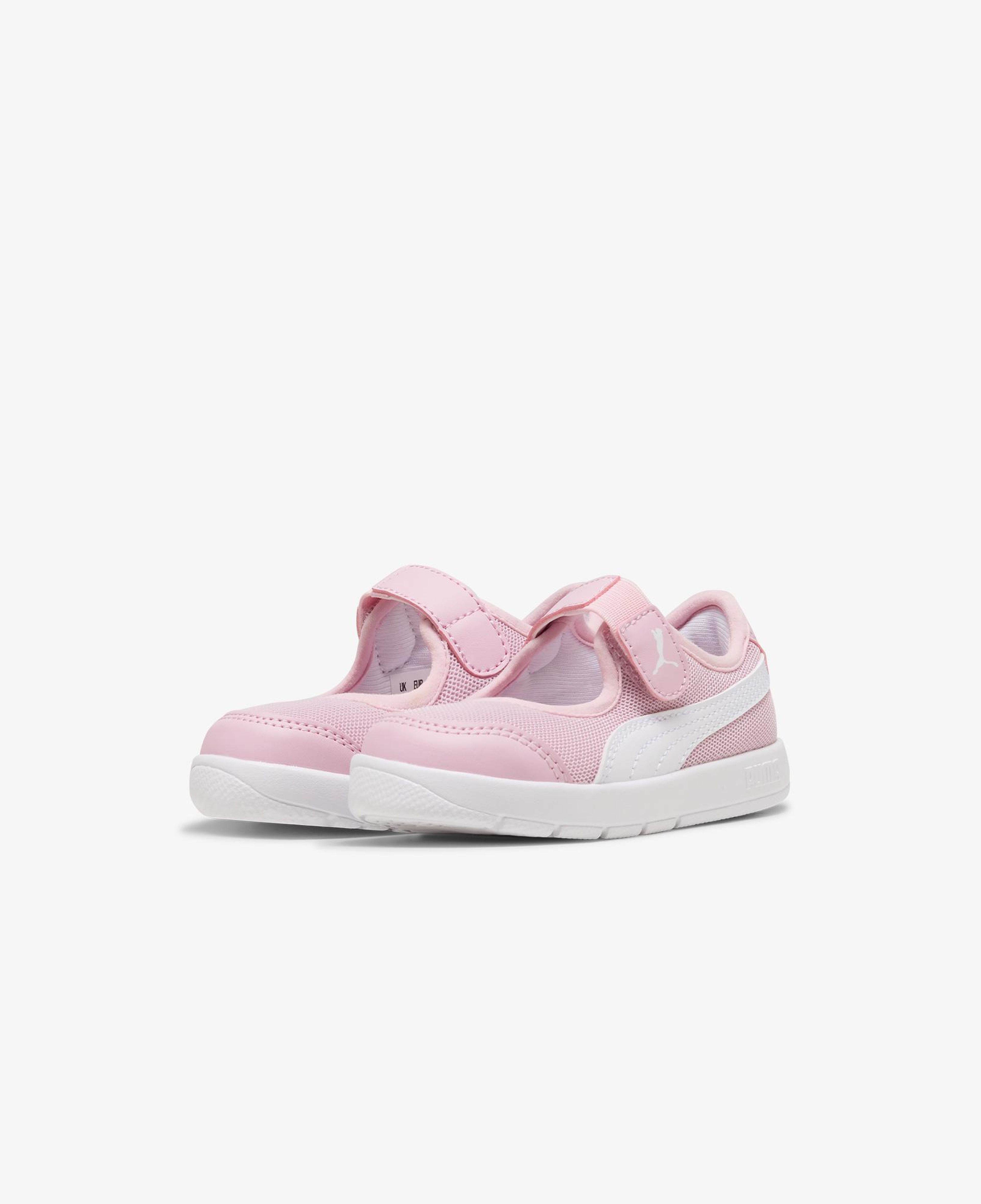 Puma Courtflex V3 Lina V Çocuk Pembe Spor Ayakkabı