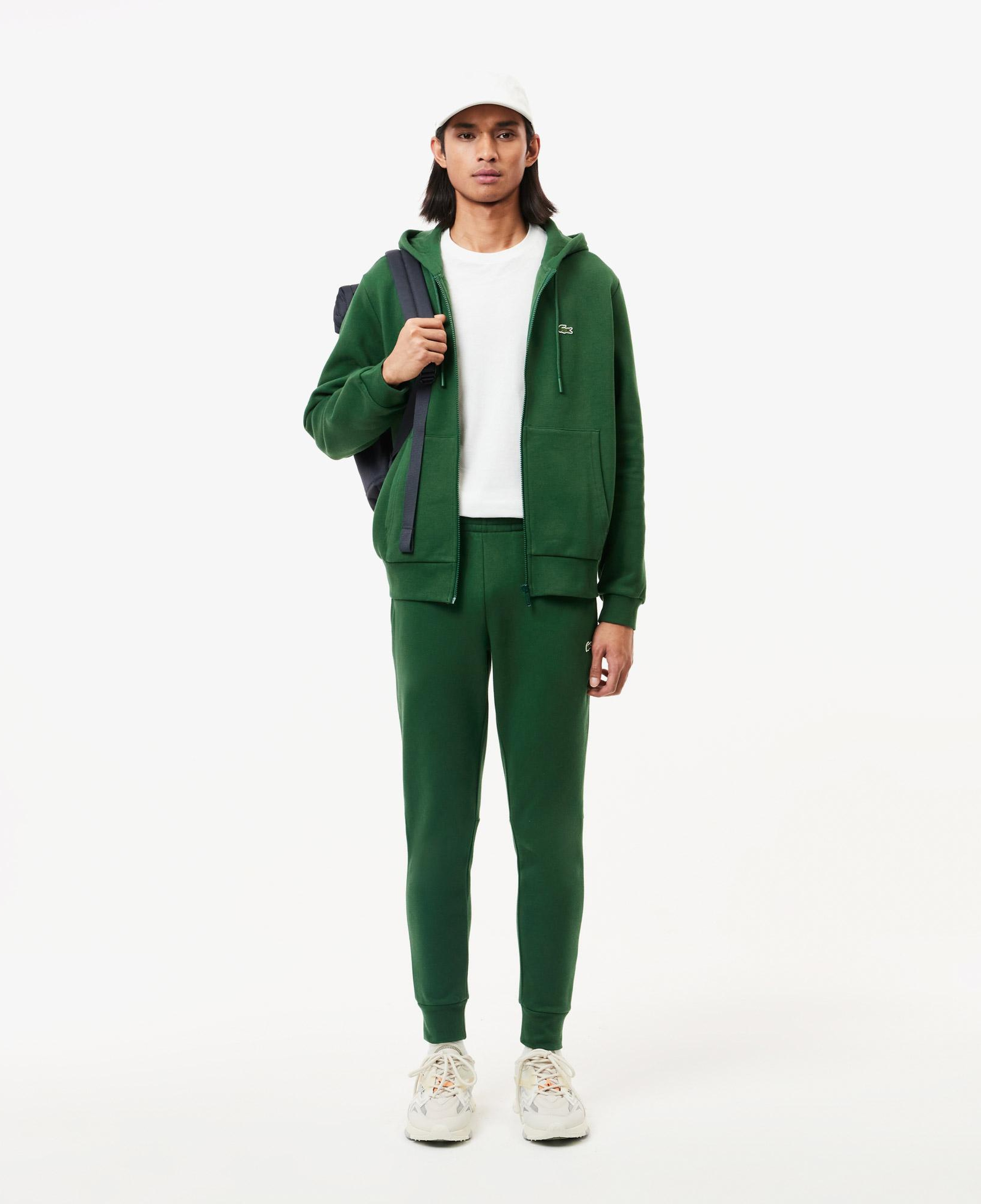 Erkek Slim Fit Koyu Yeşil Eşofman Altı