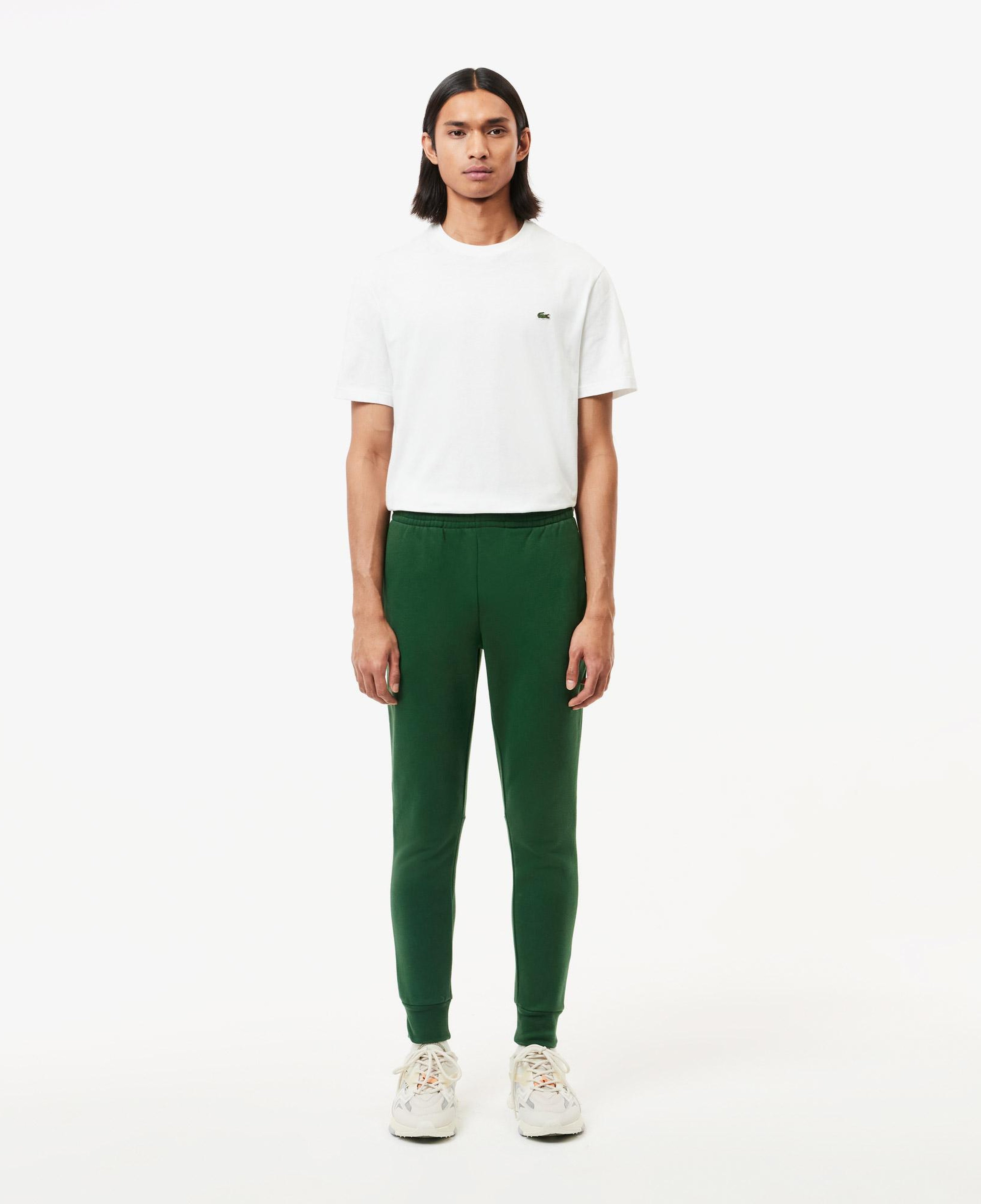 Erkek Slim Fit Koyu Yeşil Eşofman Altı