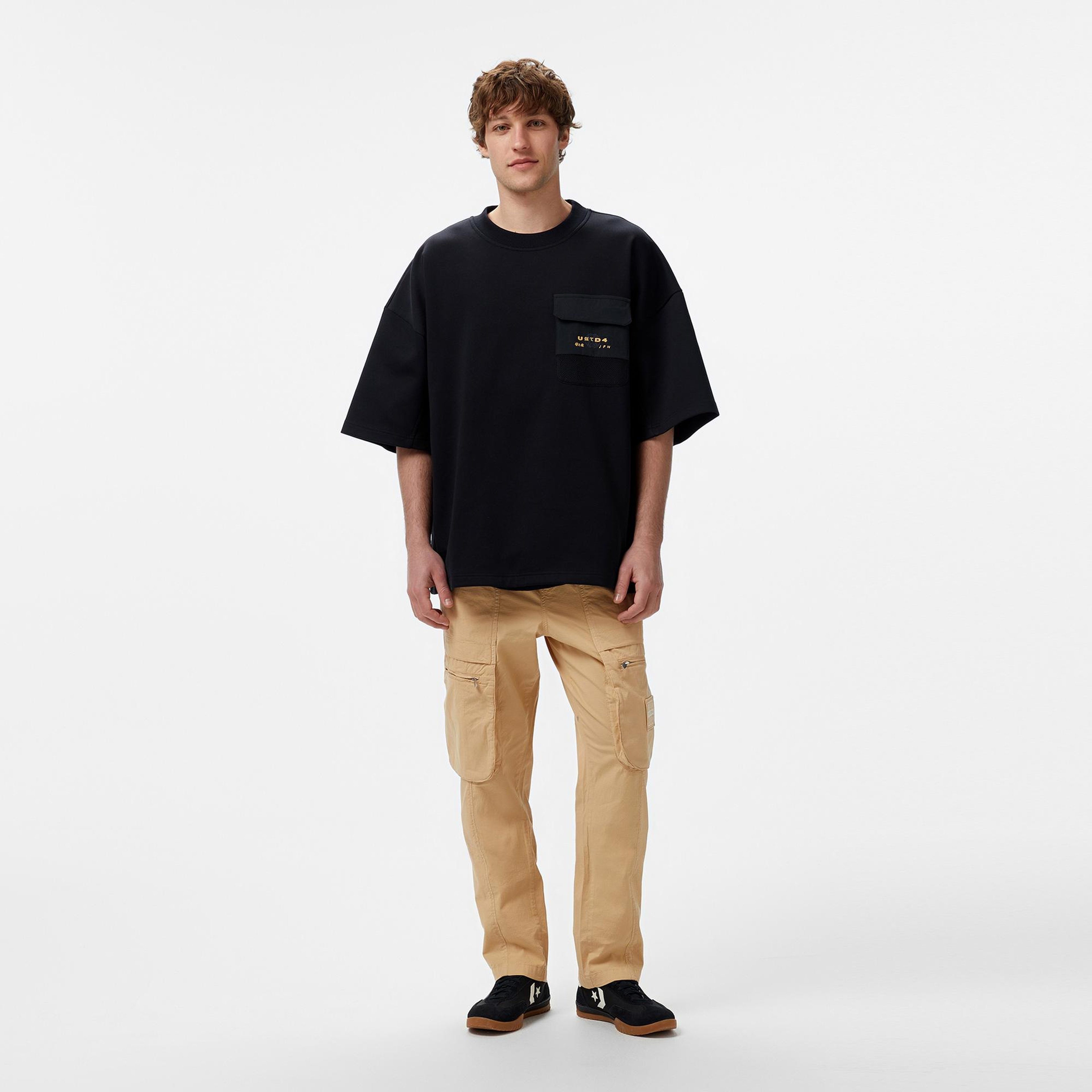 UNITED4 Kiyo Erkek Siyah T-Shirt