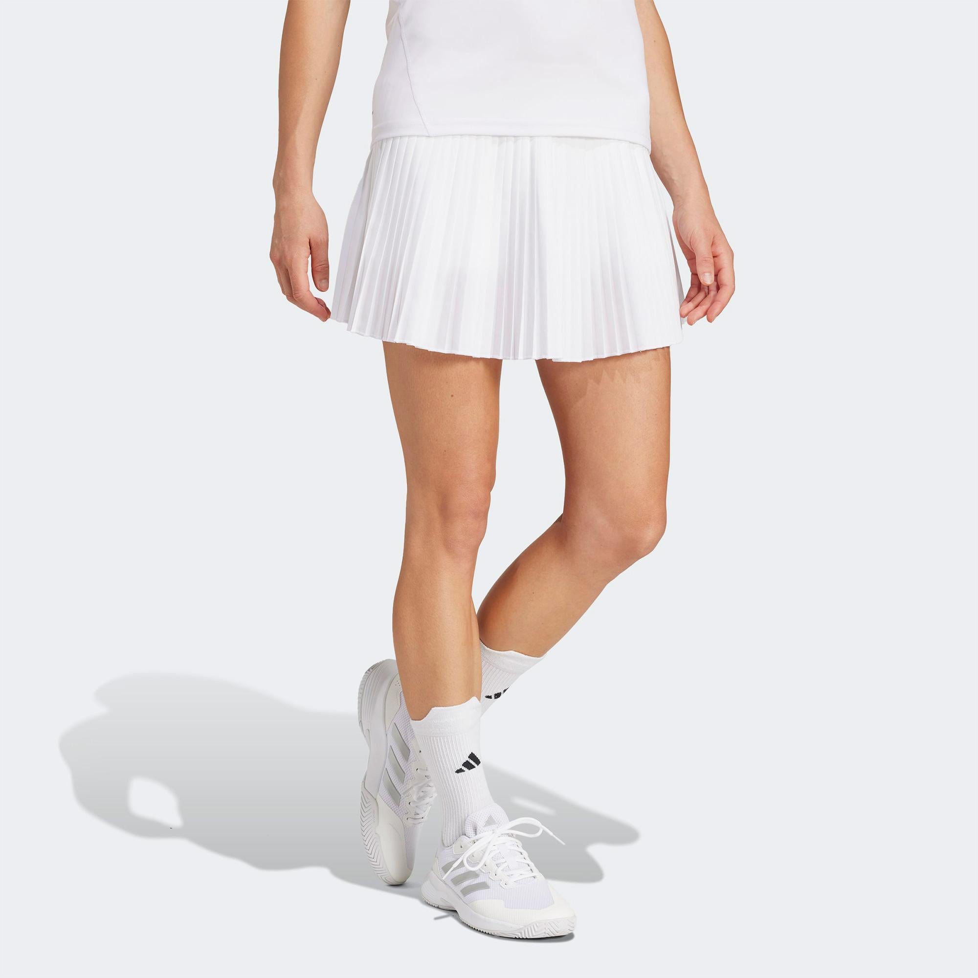 adidas Club Pileli Kadın Beyaz Tenis Eteği