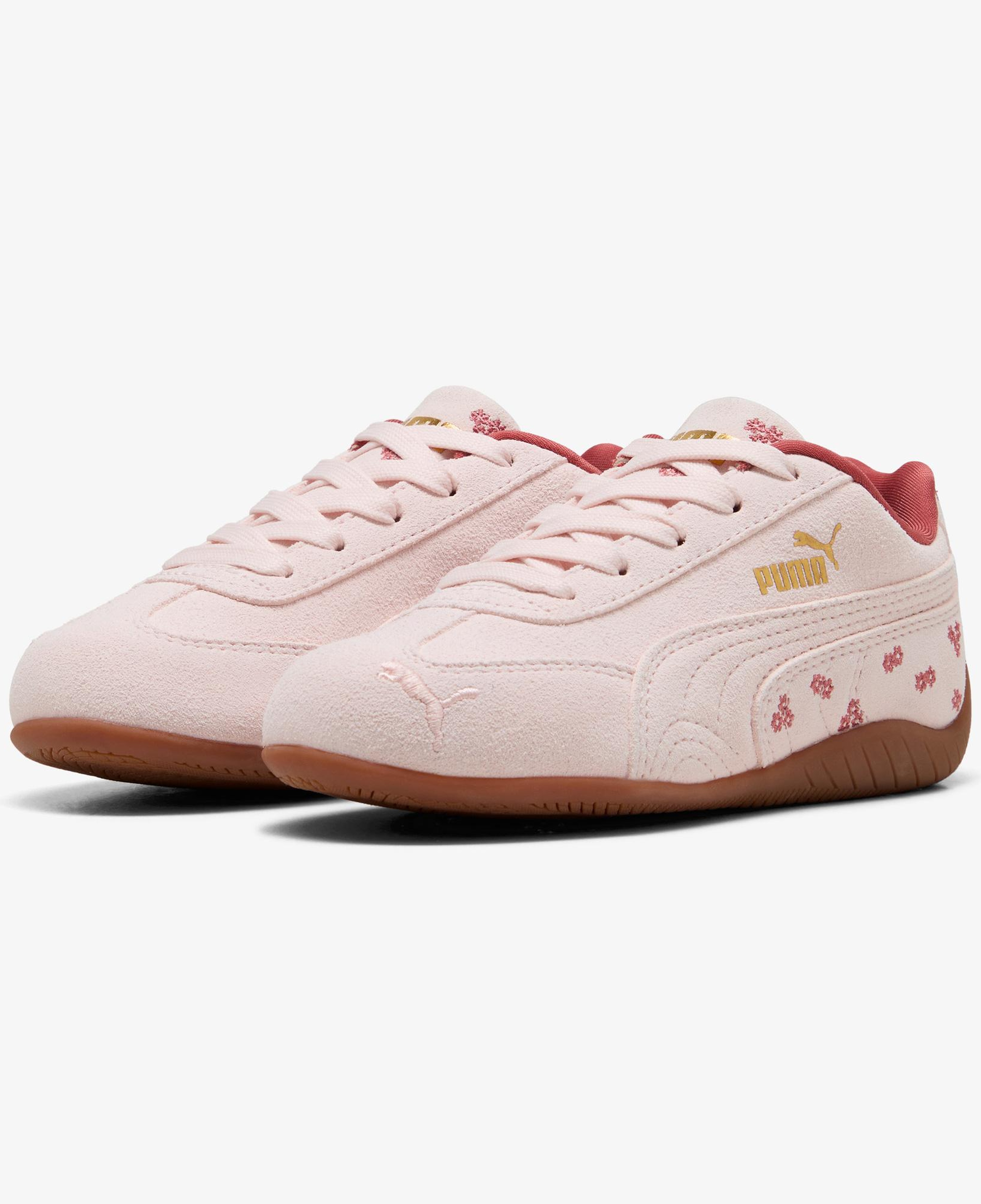 Puma Speedcat Floral Çocuk Pembe Spor Ayakkabı