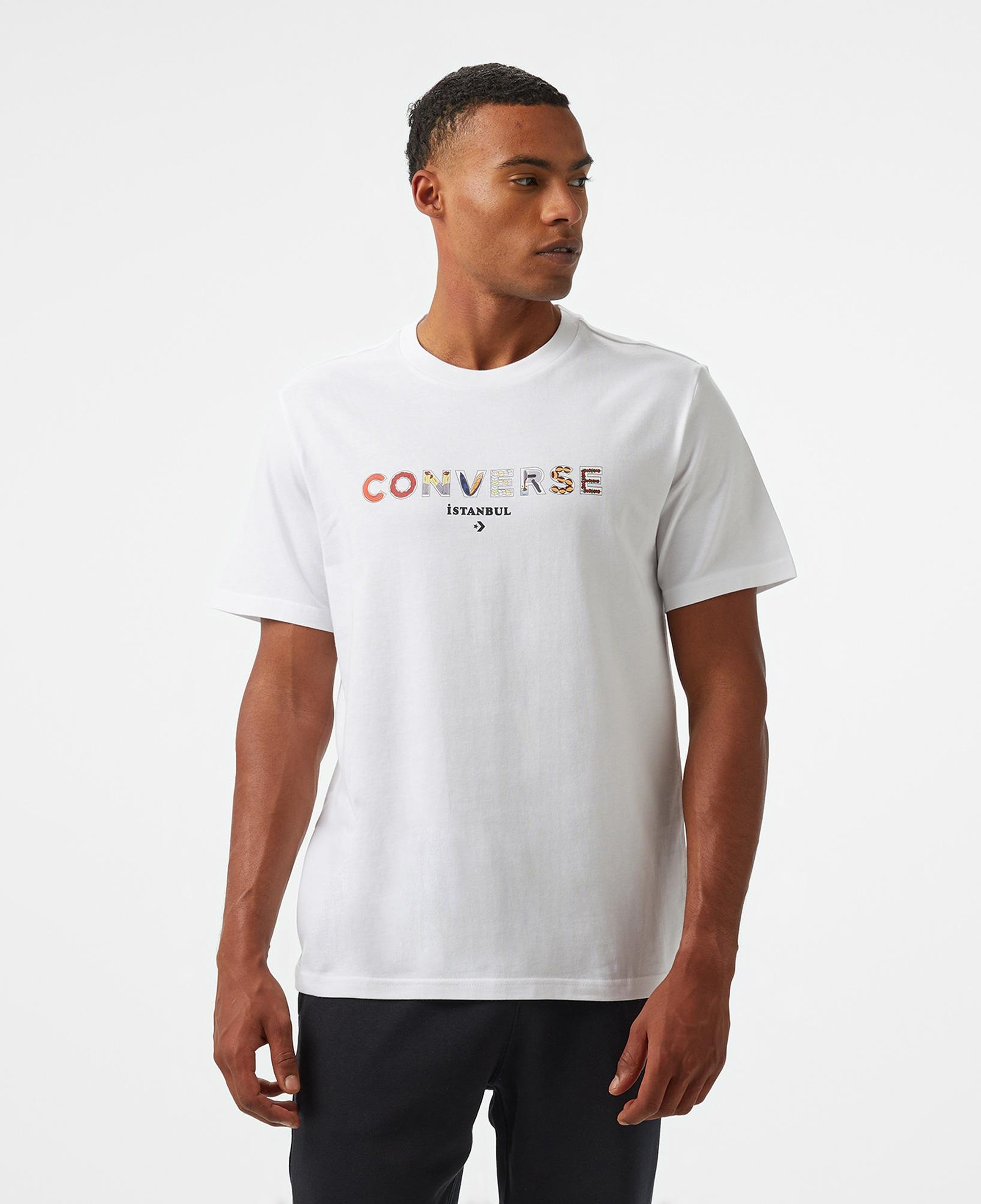 Converse Classic Unisex Beyaz Tişört
