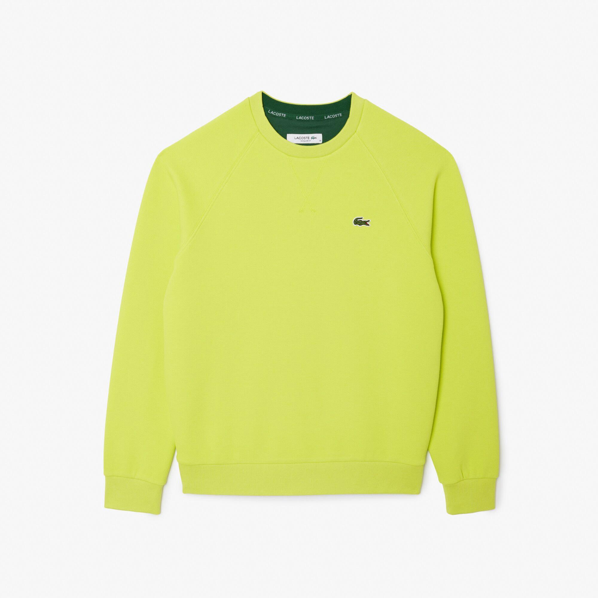 Kadın Regular Fit Bisiklet Yaka Sarı Sweatshirt
