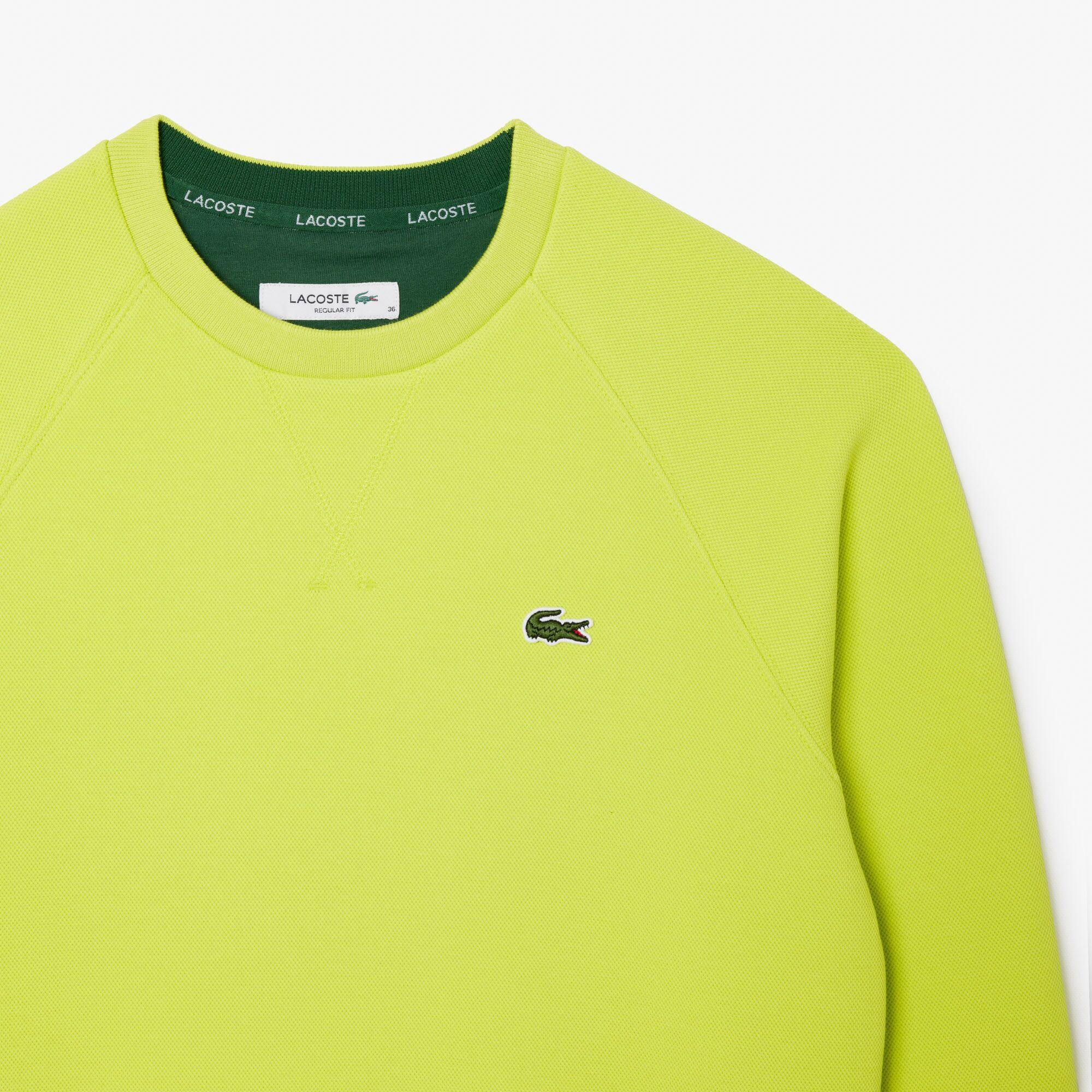 Kadın Regular Fit Bisiklet Yaka Sarı Sweatshirt