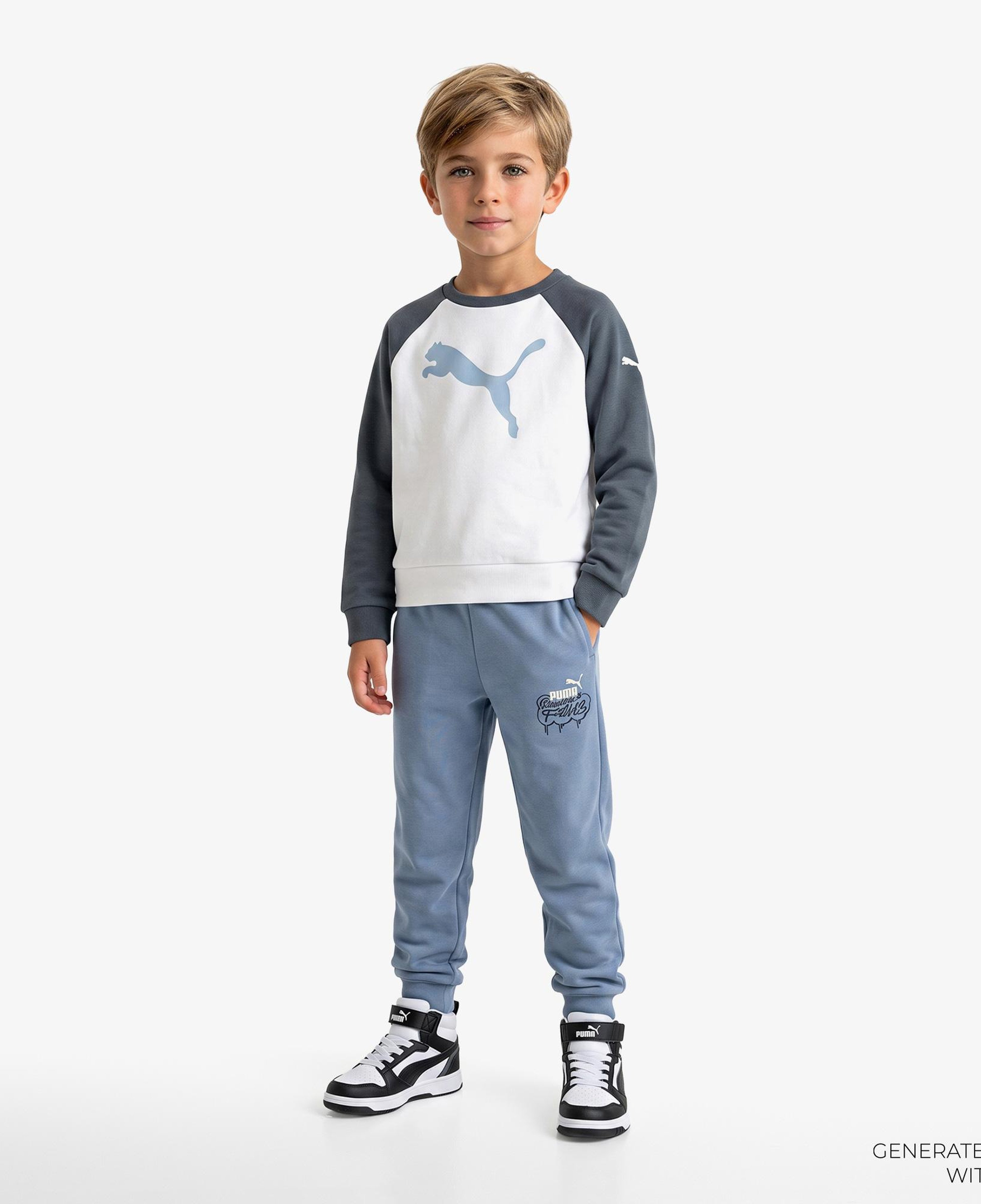 Puma Mid 90s Çocuk Mavi Eşofman Altı