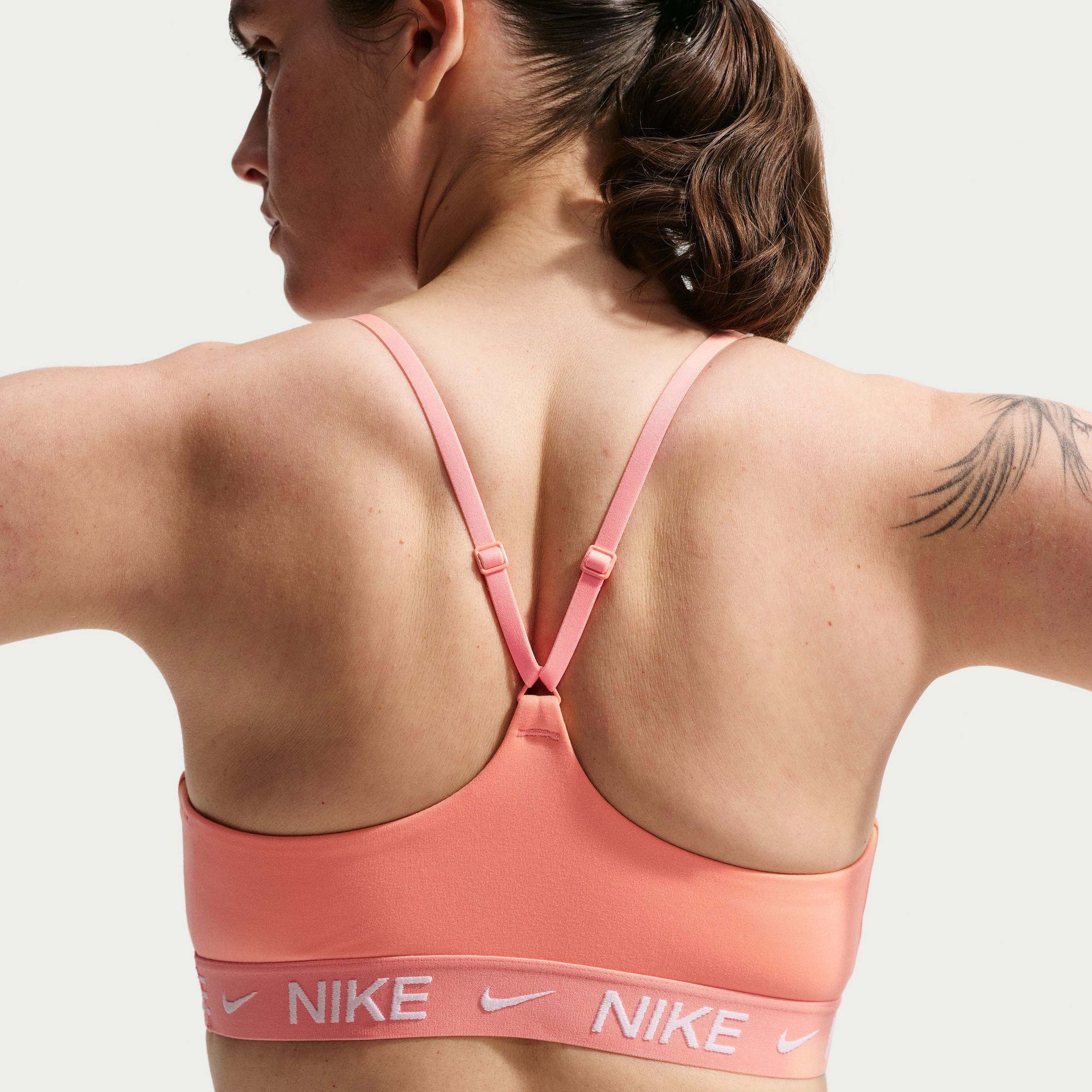 Nike Dri-Fit Indy Hafif Destekli Kadın Pembe Bra