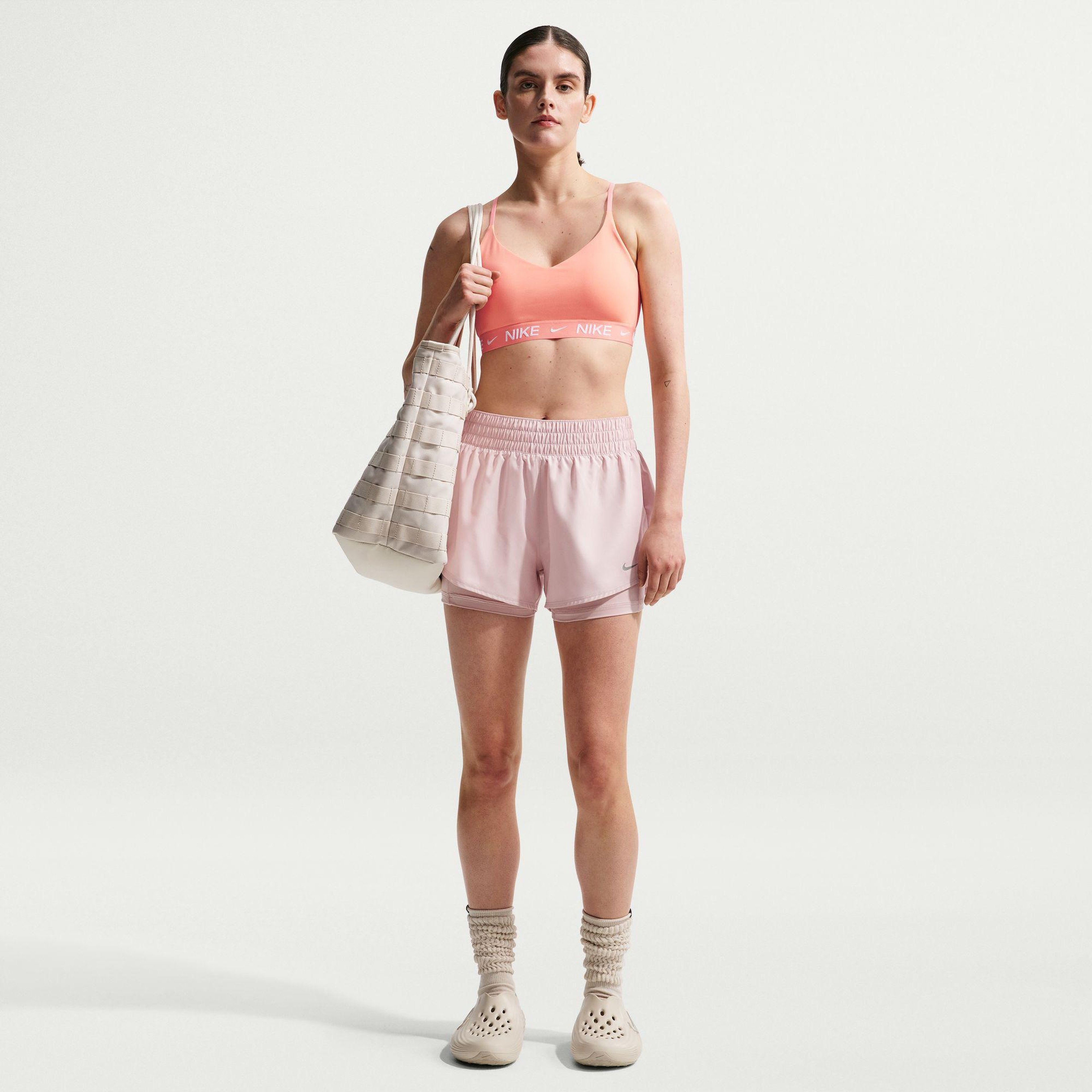Nike Dri-Fit Indy Hafif Destekli Kadın Pembe Bra