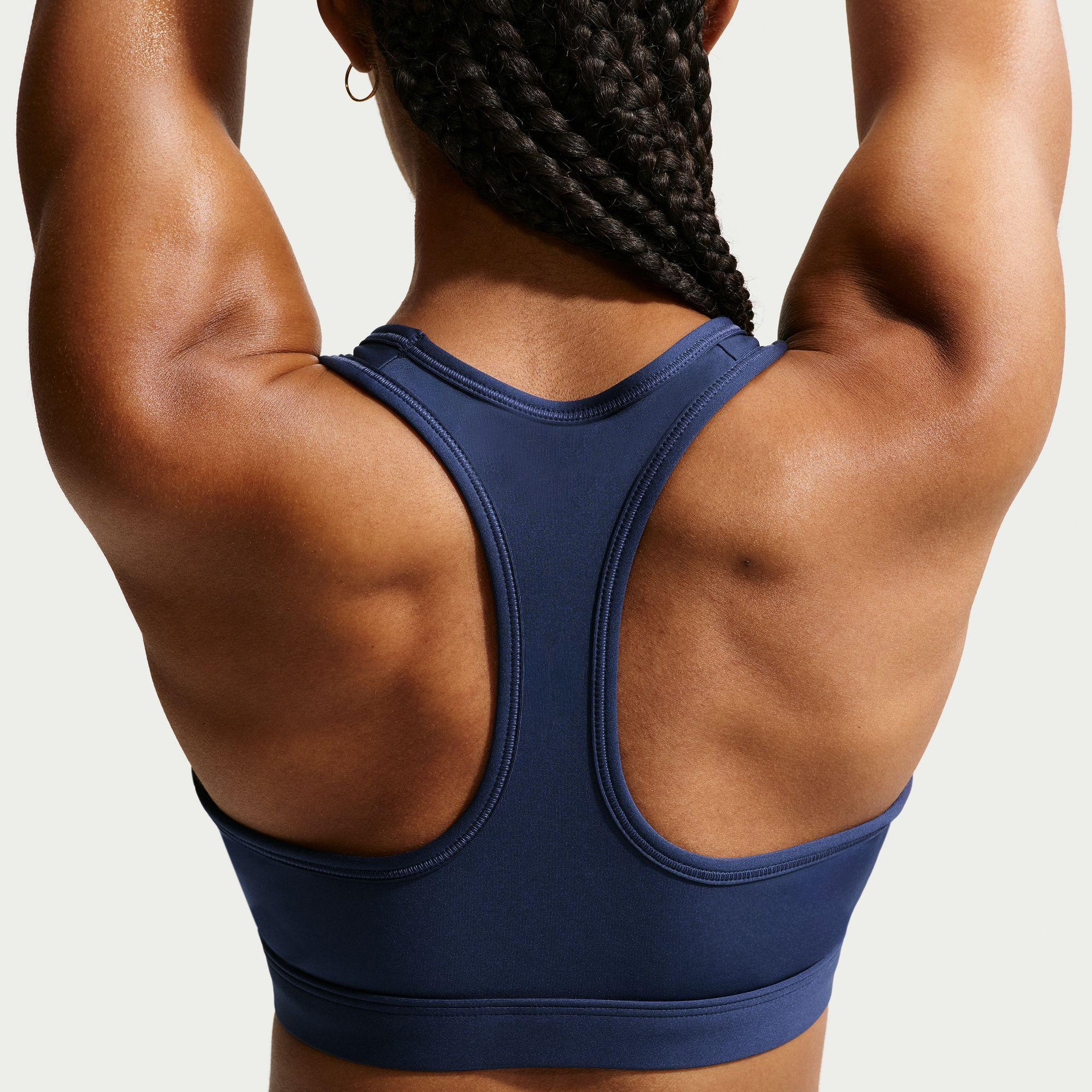Nike Swoosh Orta Destekli Kadın Lacivert Bra