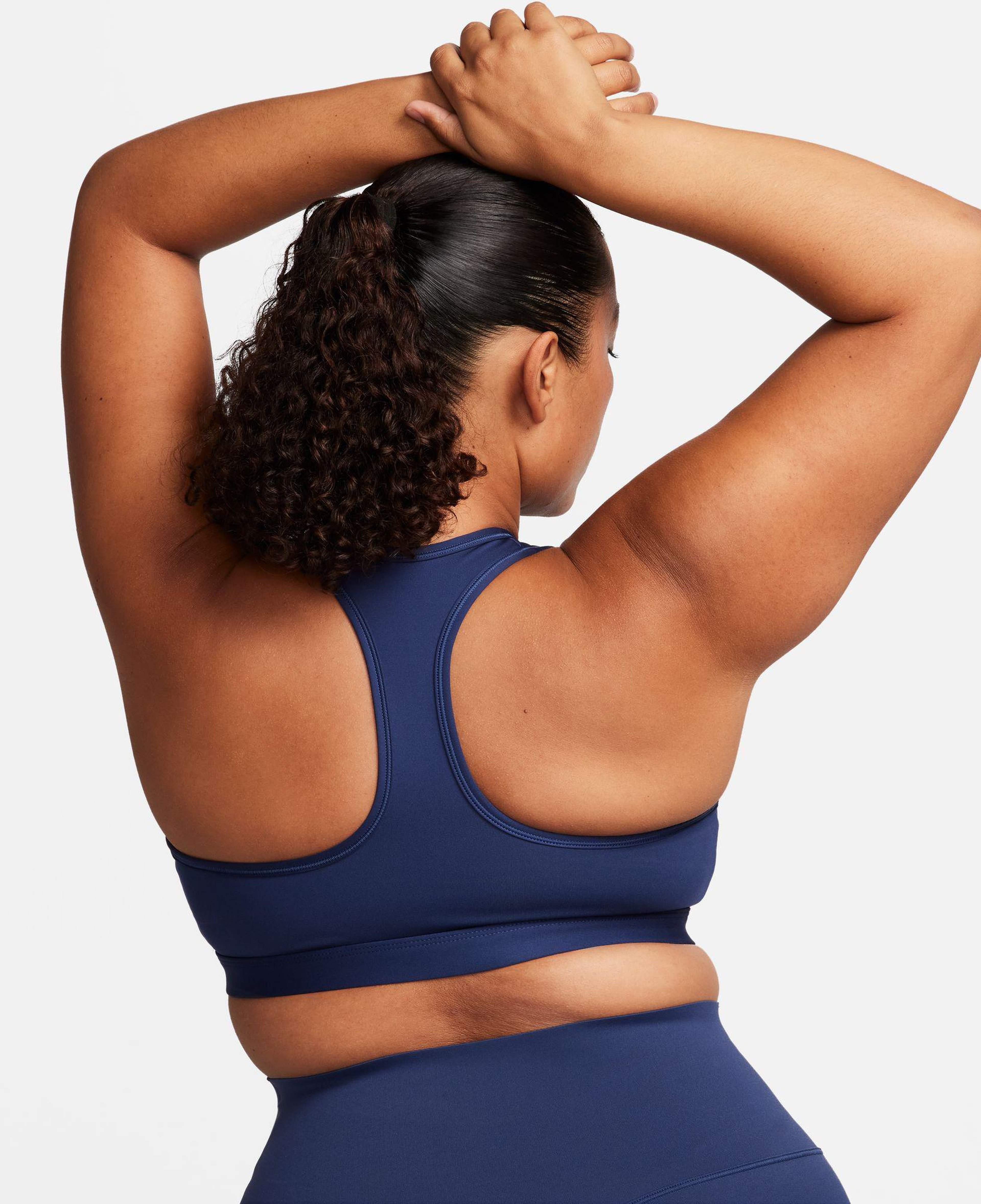 Nike Swoosh Orta Destekli Kadın Lacivert Bra