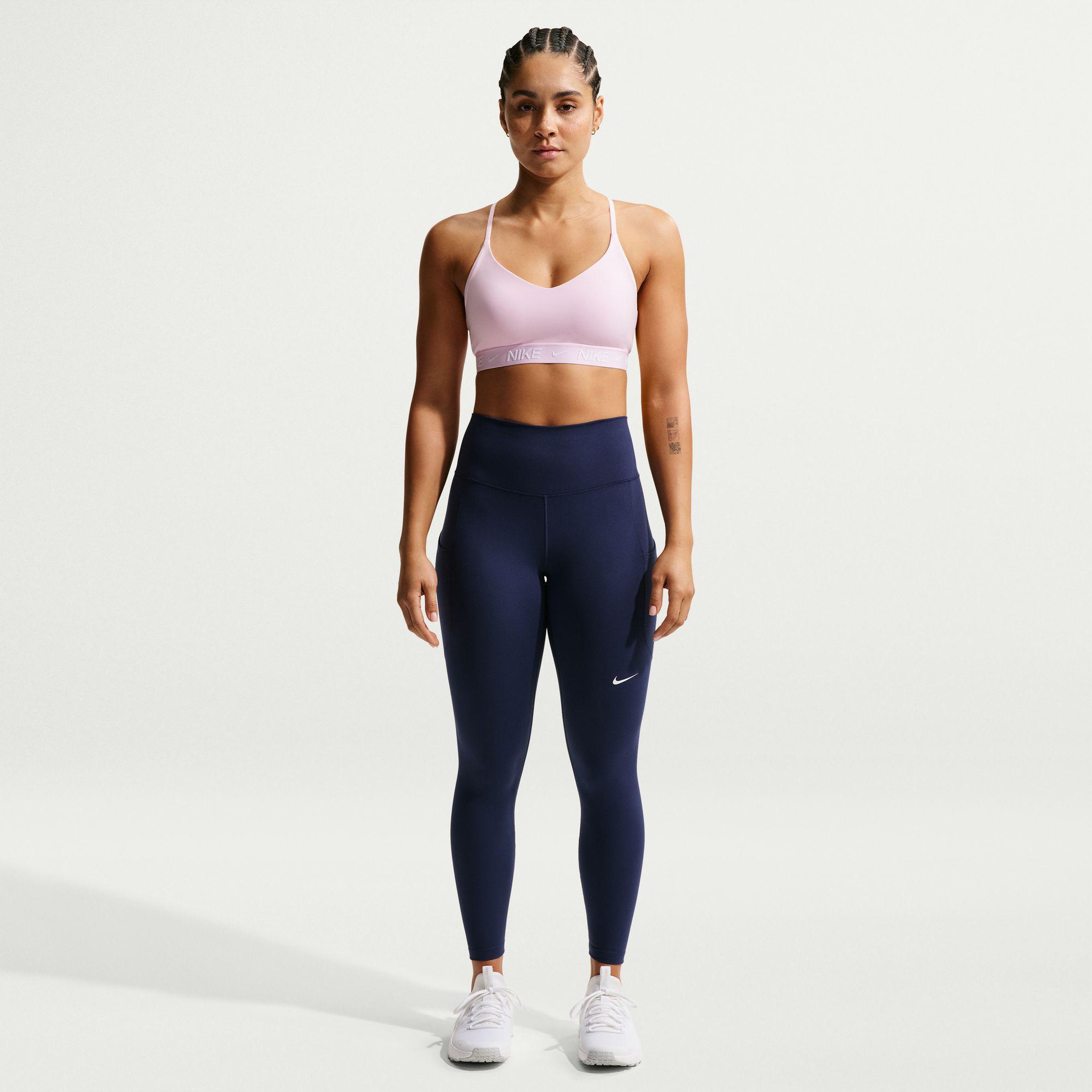 Nike Dri-Fit Indy Hafif Destekli Kadın Pembe Bra