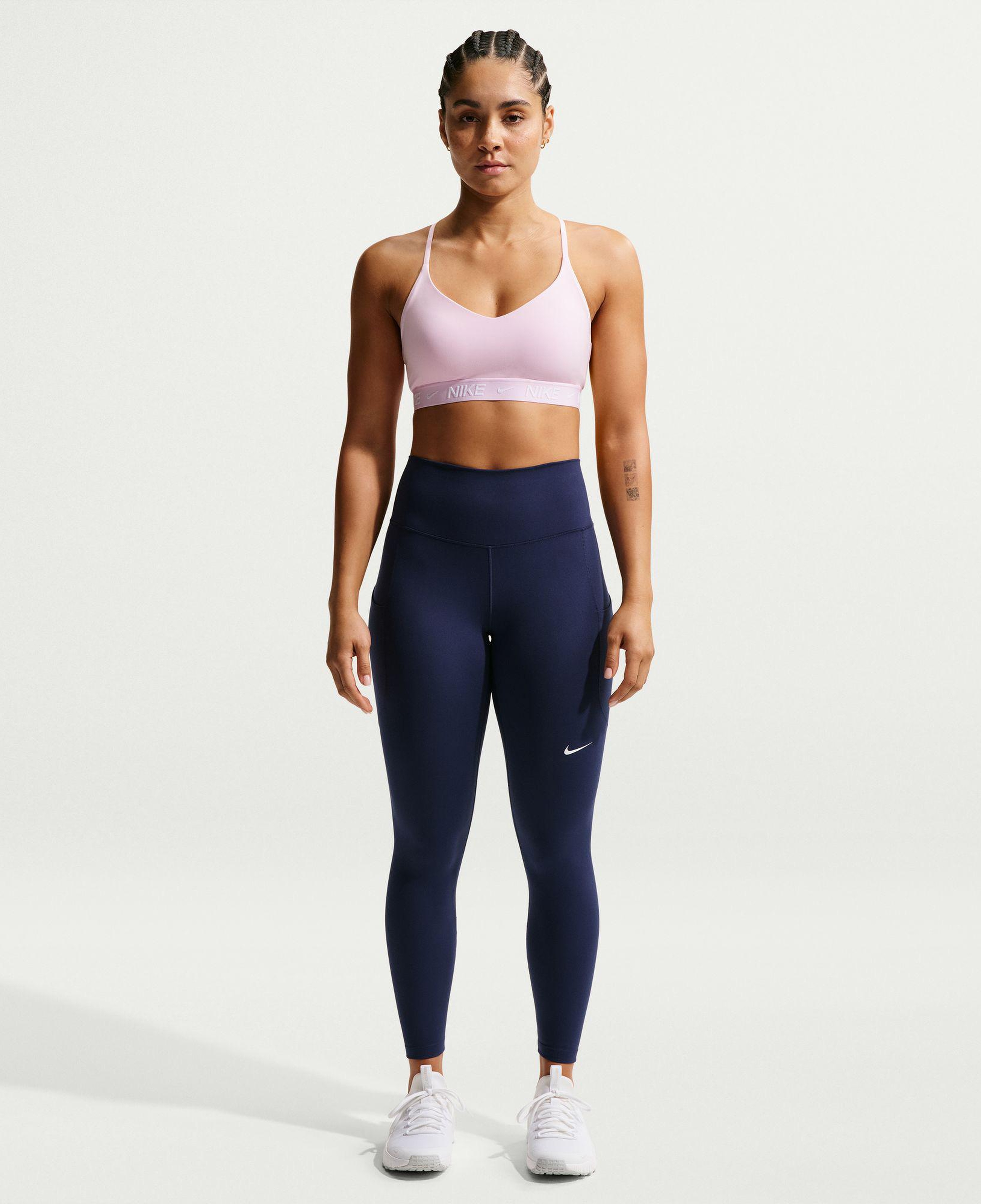 Nike Dri-Fit Indy Hafif Destekli Kadın Pembe Bra