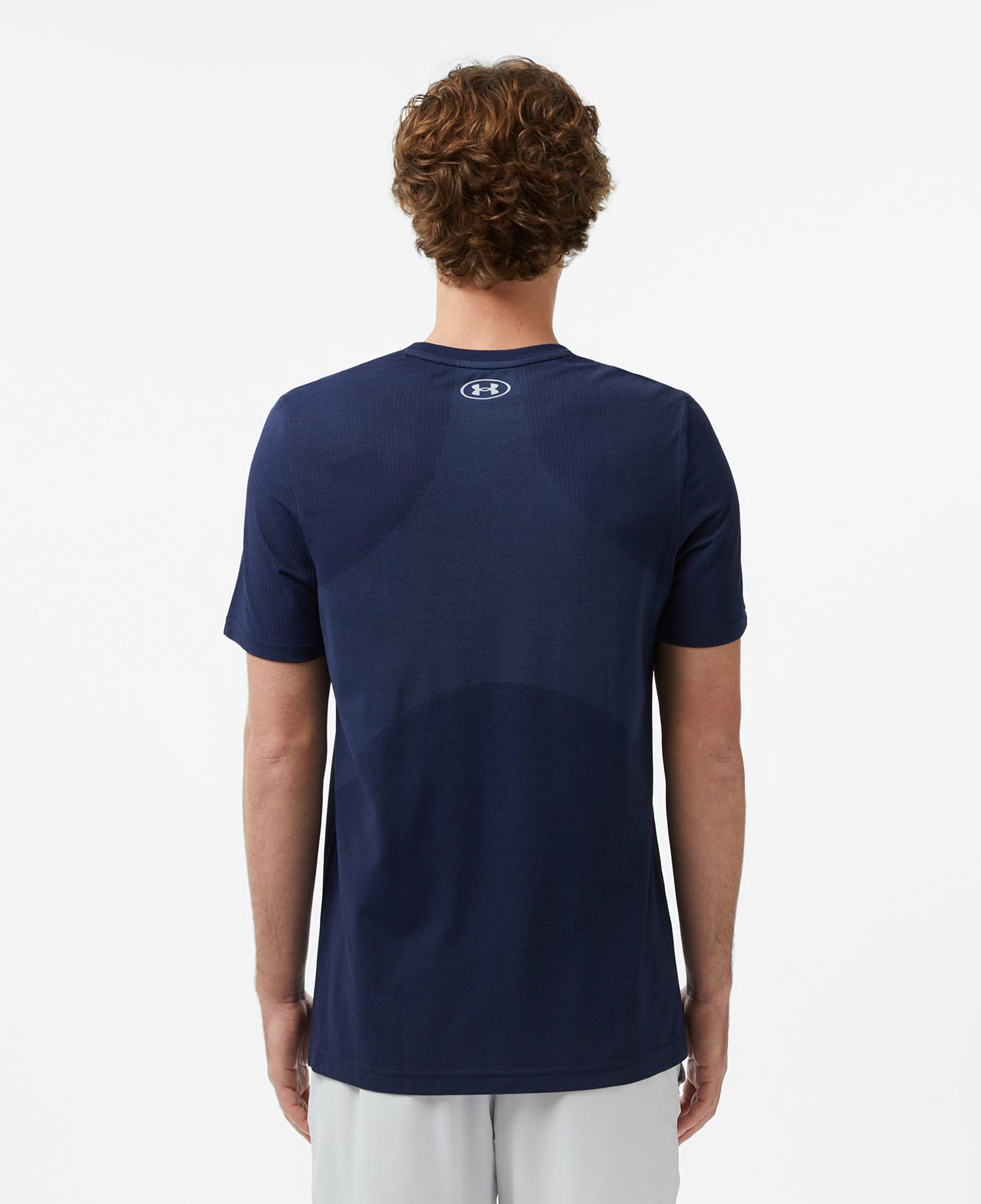 Under Armour Vanish Seamless Ss Erkek Lacivert Antrenman T-Shirt