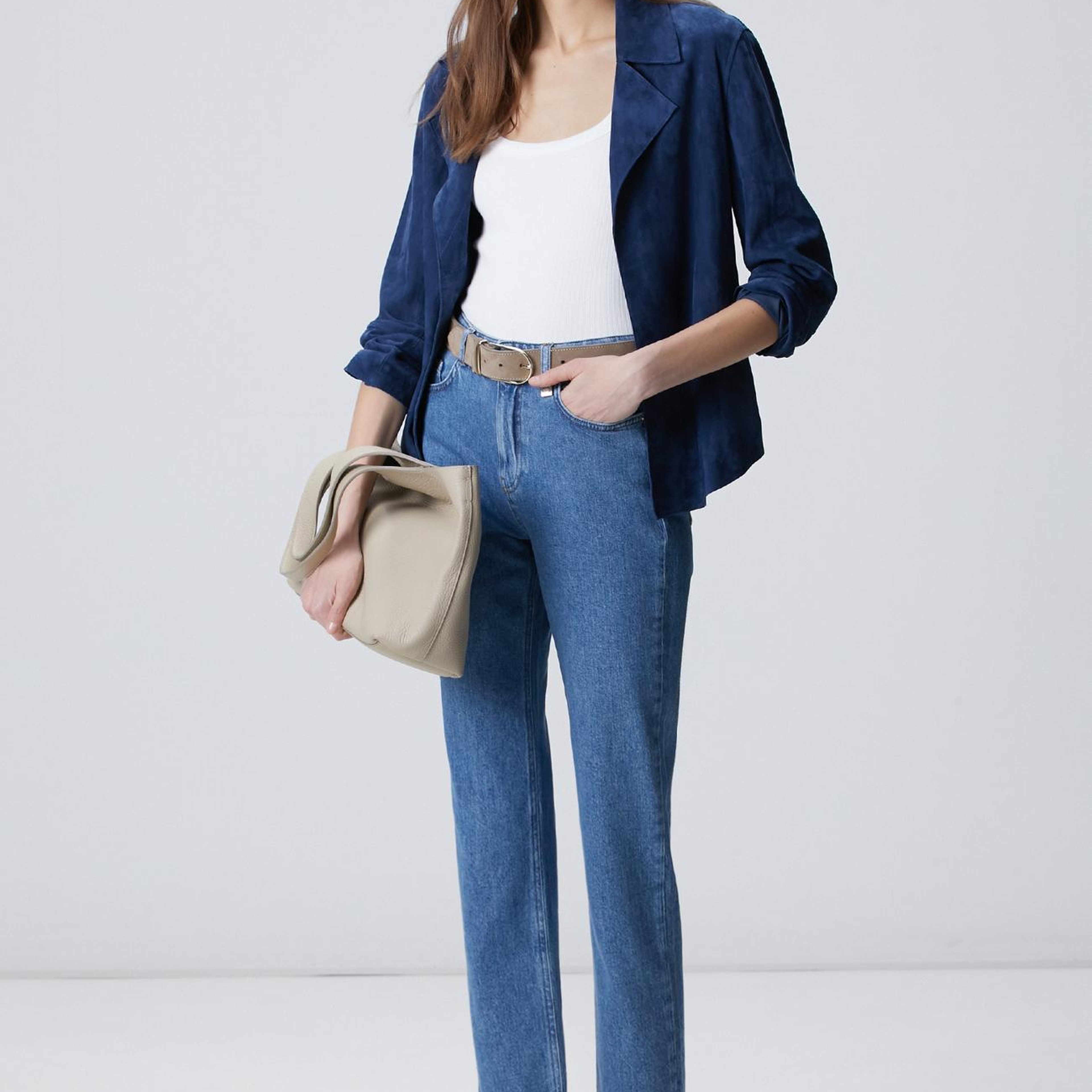 Network Kadın Slim Fit Açık Indigo Mavi Denim Pantolon