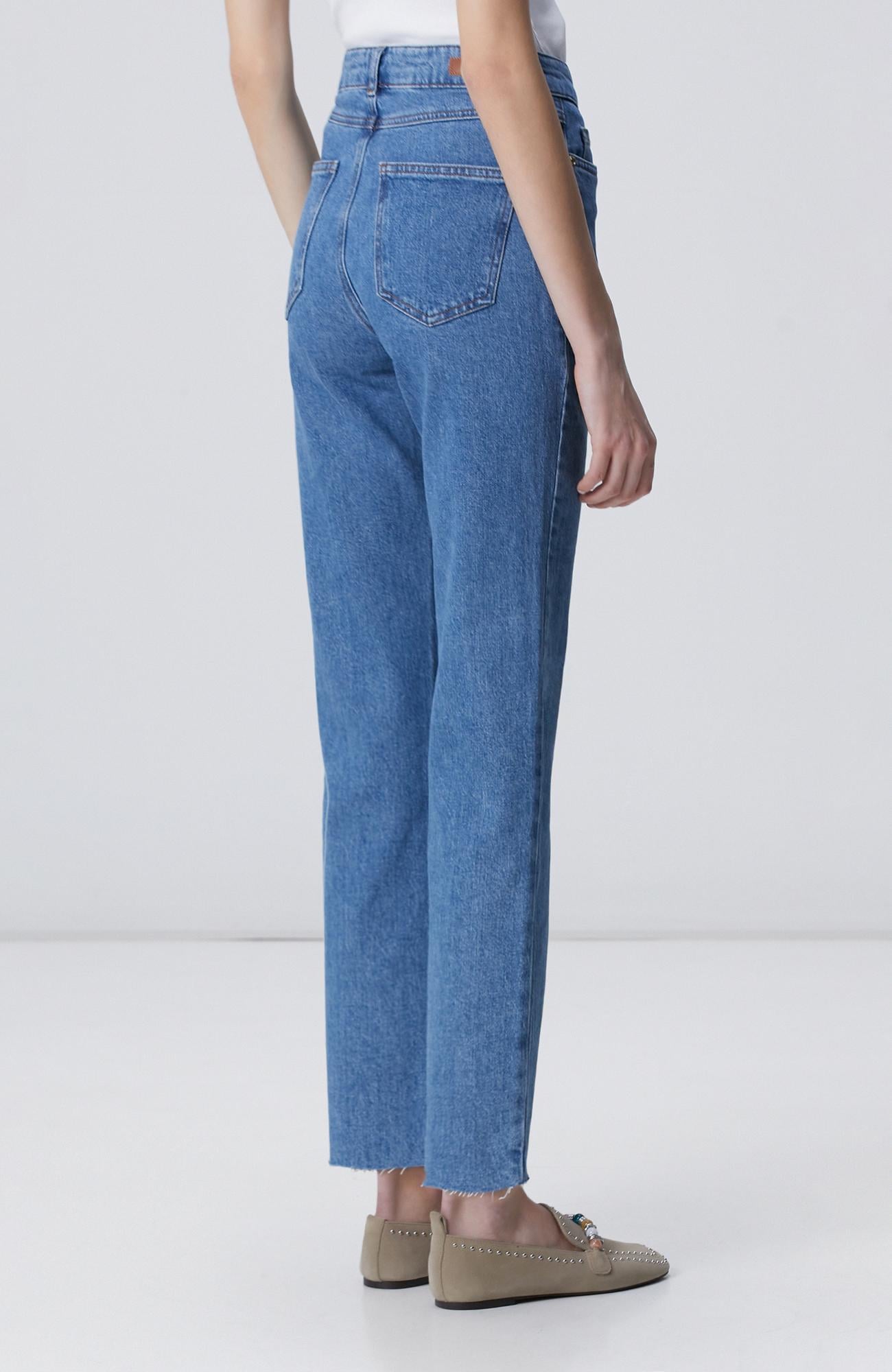 Network Kadın Slim Fit Açık Indigo Mavi Denim Pantolon
