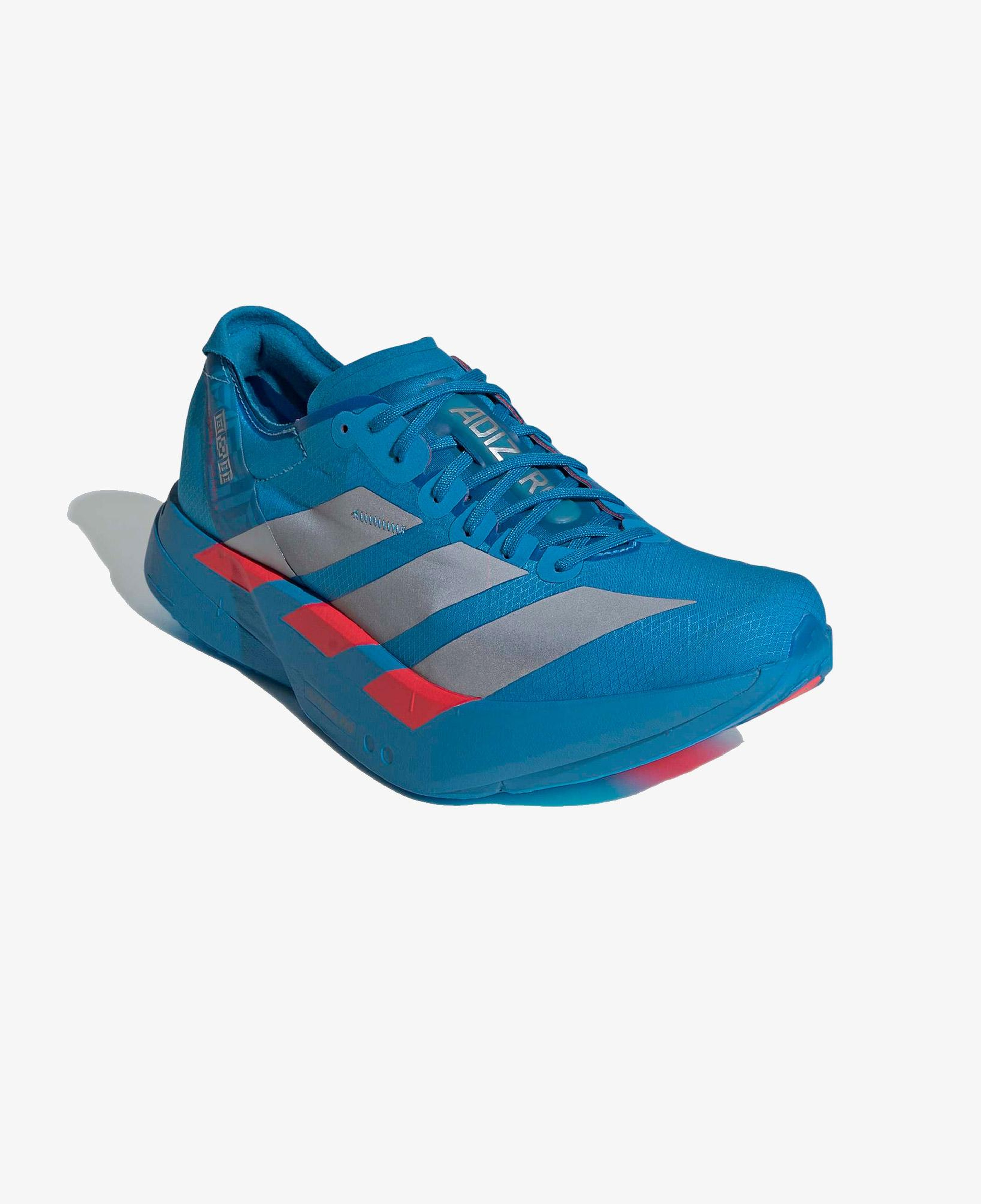 adidas Adizero Adios Pro 4 Erkek Mavi Koşu Ayakkabısı