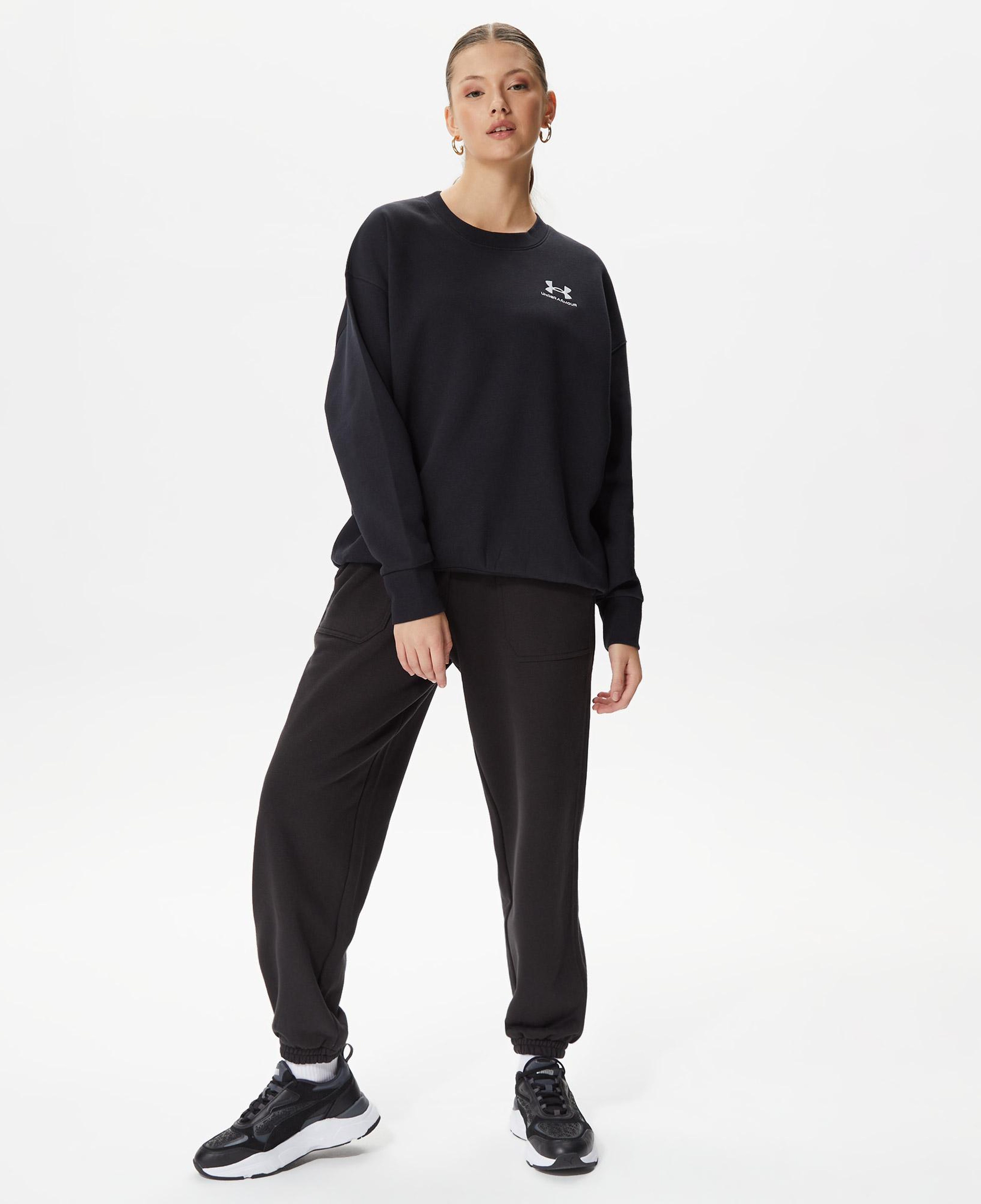 Under Armour Icon Fleece Kadın Siyah Günlük Sweatshirt