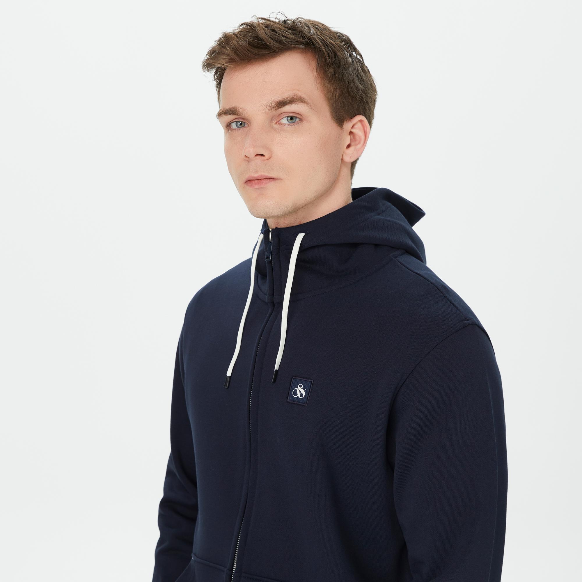 Scotch&Soda Erkek Siyah Sweatshirt