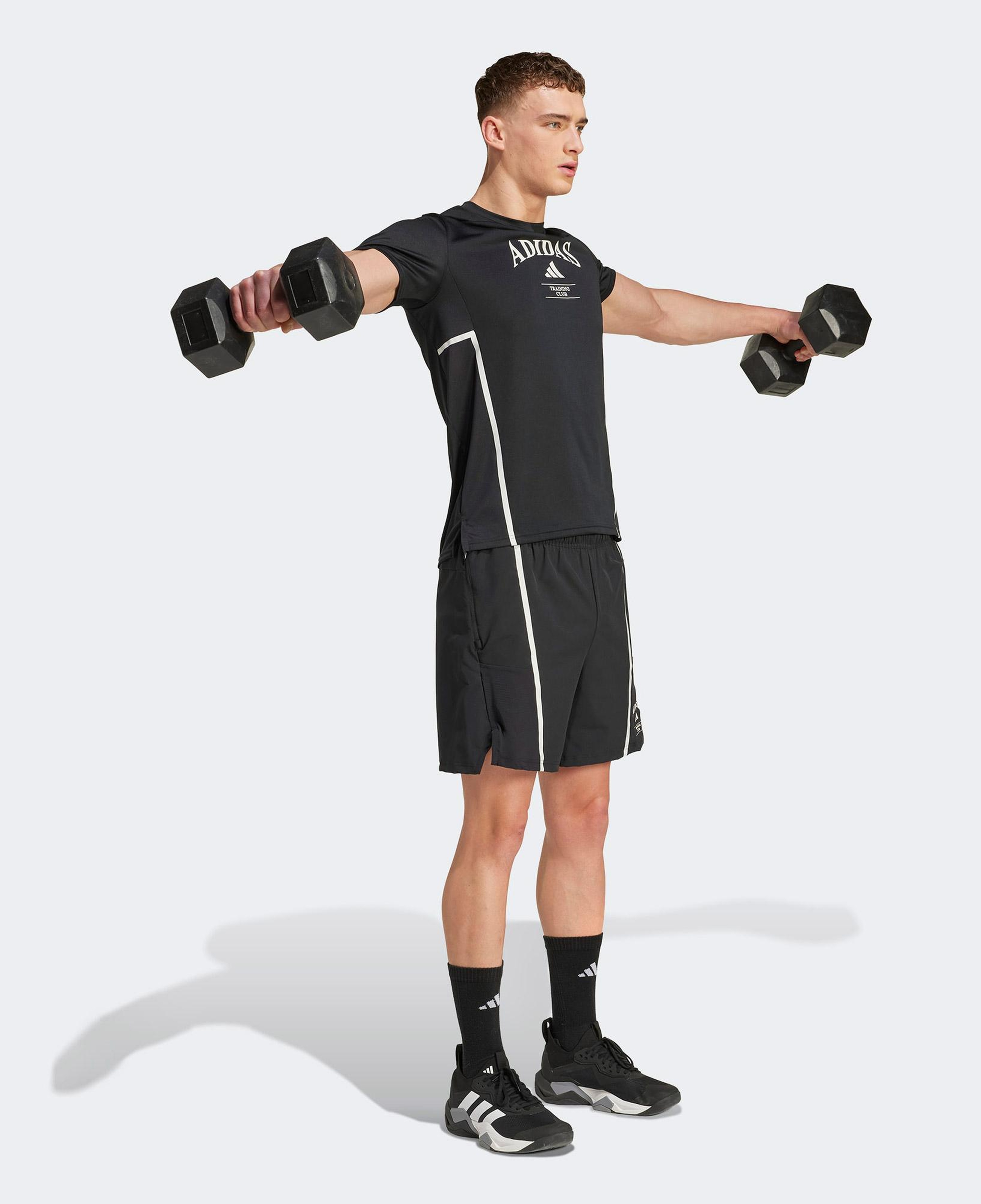 adidas Designed For Training Legacy Erkek Siyah Antrenman T-Shirt
