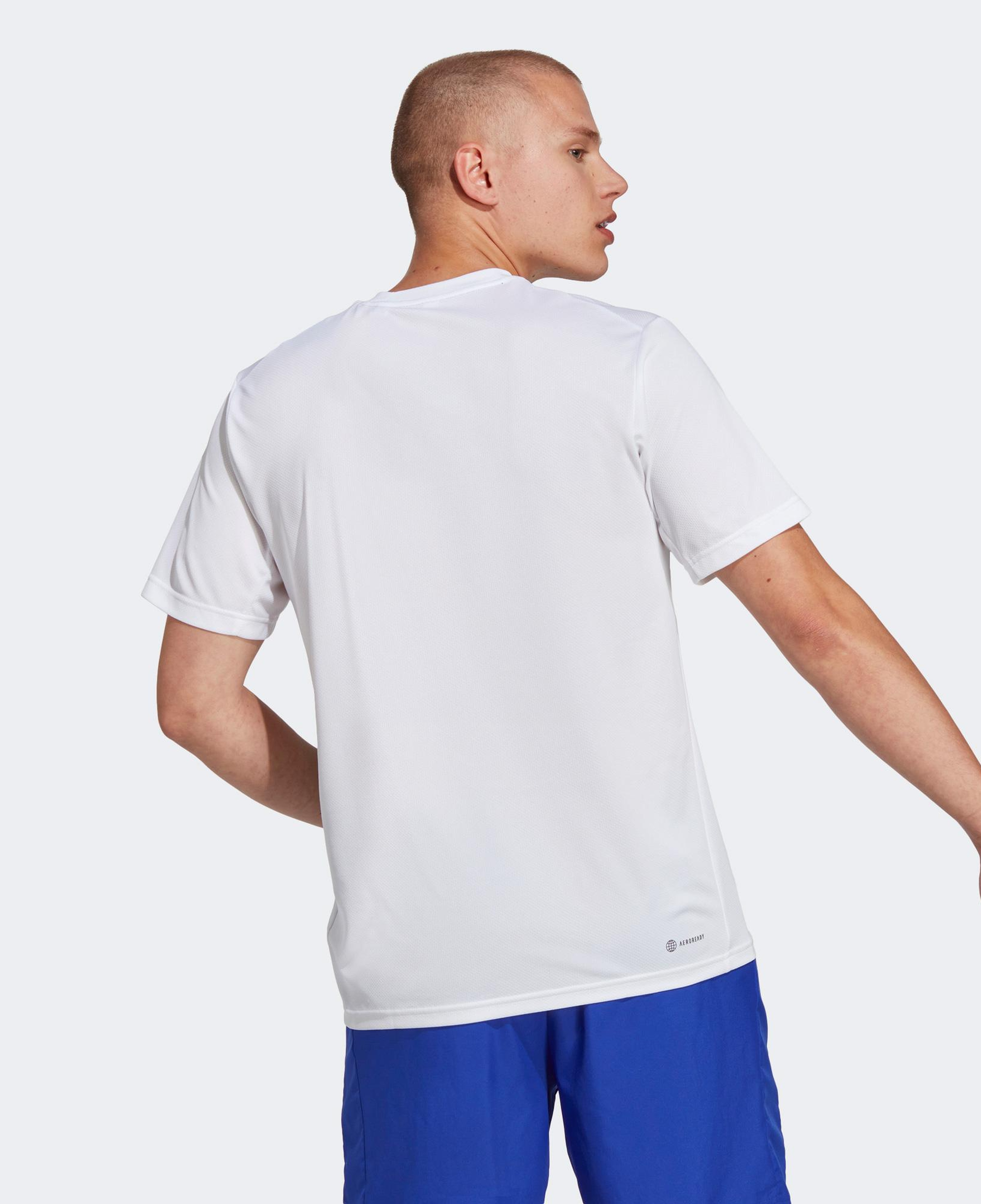 adidas Training Essentials Erkek Beyaz Antrenman T-Shirt