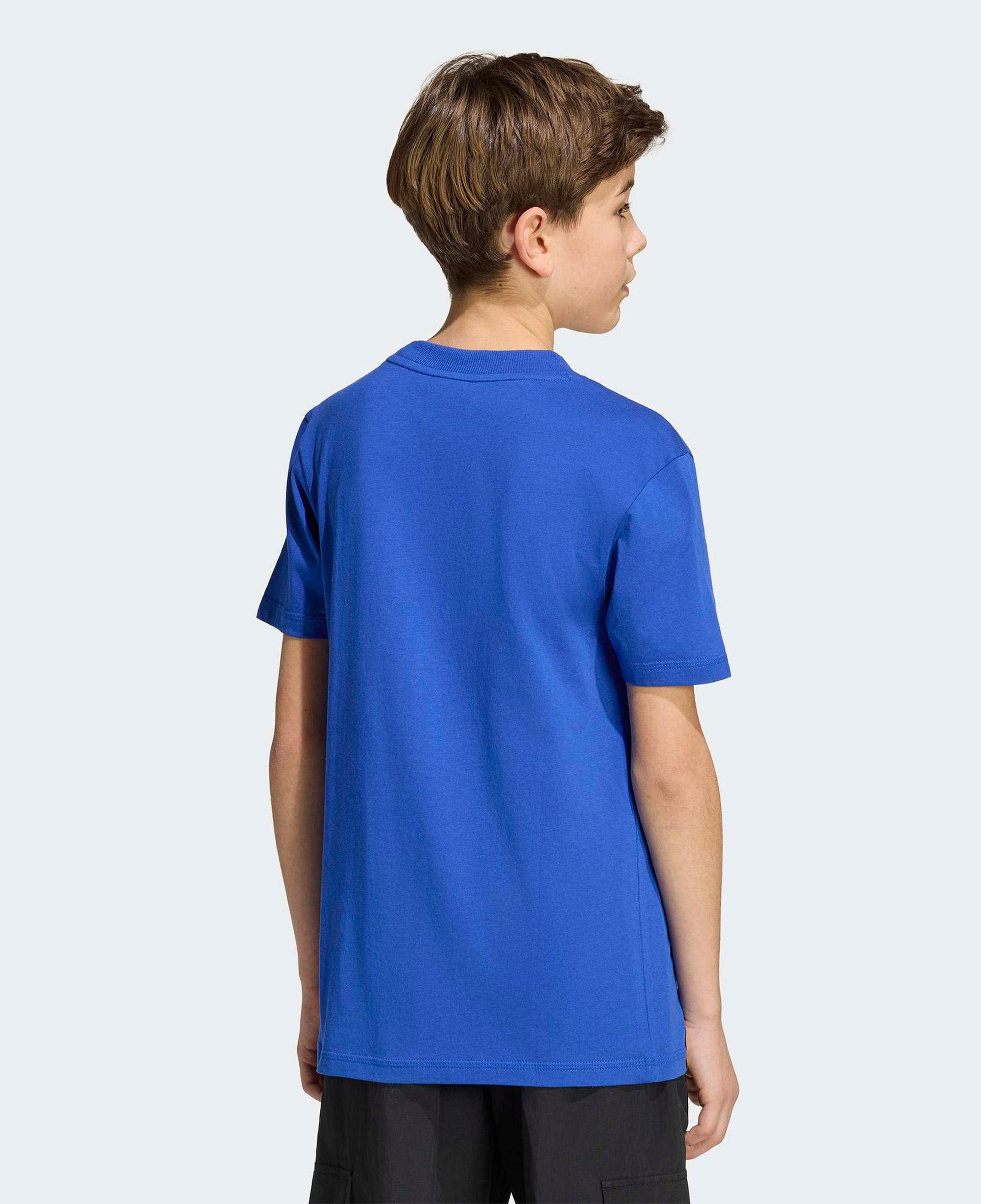 adidas İtalya Milli Takım Çocuk Mavi T-Shirt