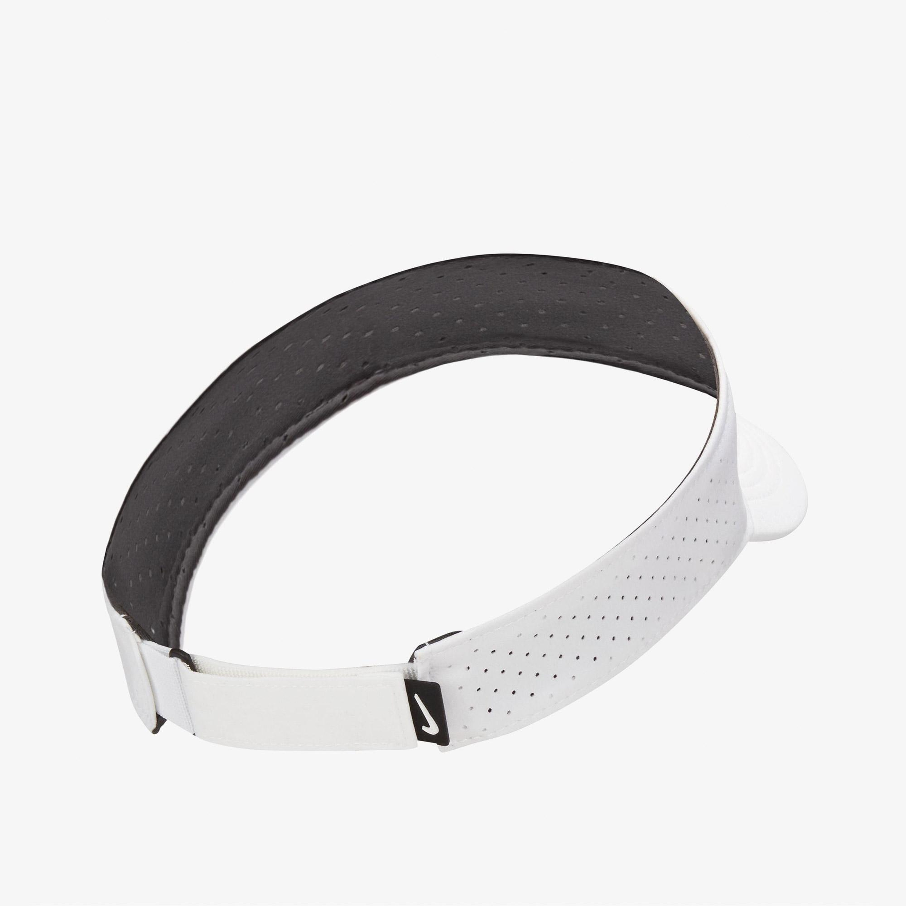 Nike Dri-Fit ADV Ace Visor Unisex Beyaz Tenis Şapkası