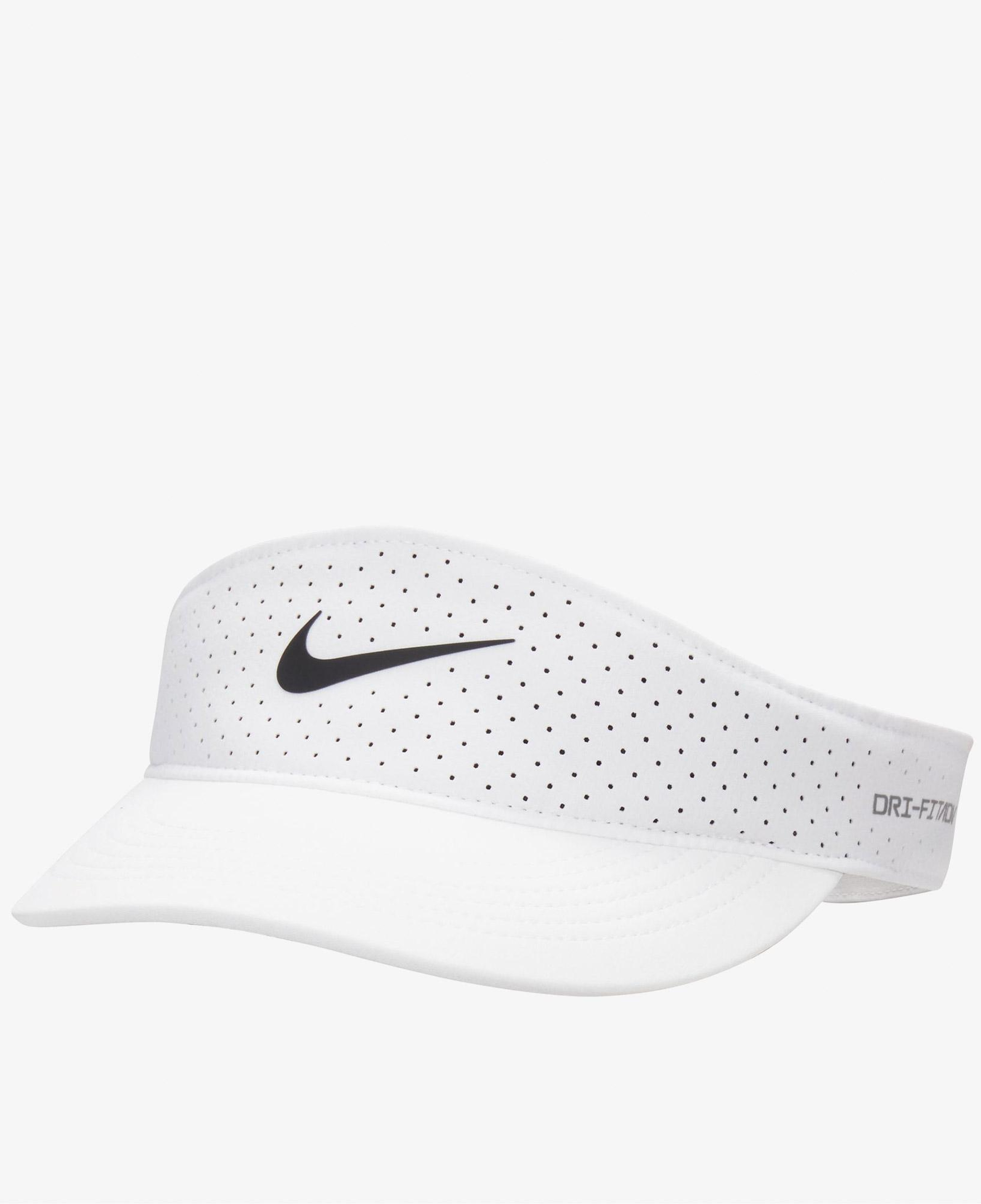 Nike Dri-Fit ADV Ace Visor Unisex Beyaz Tenis Şapkası