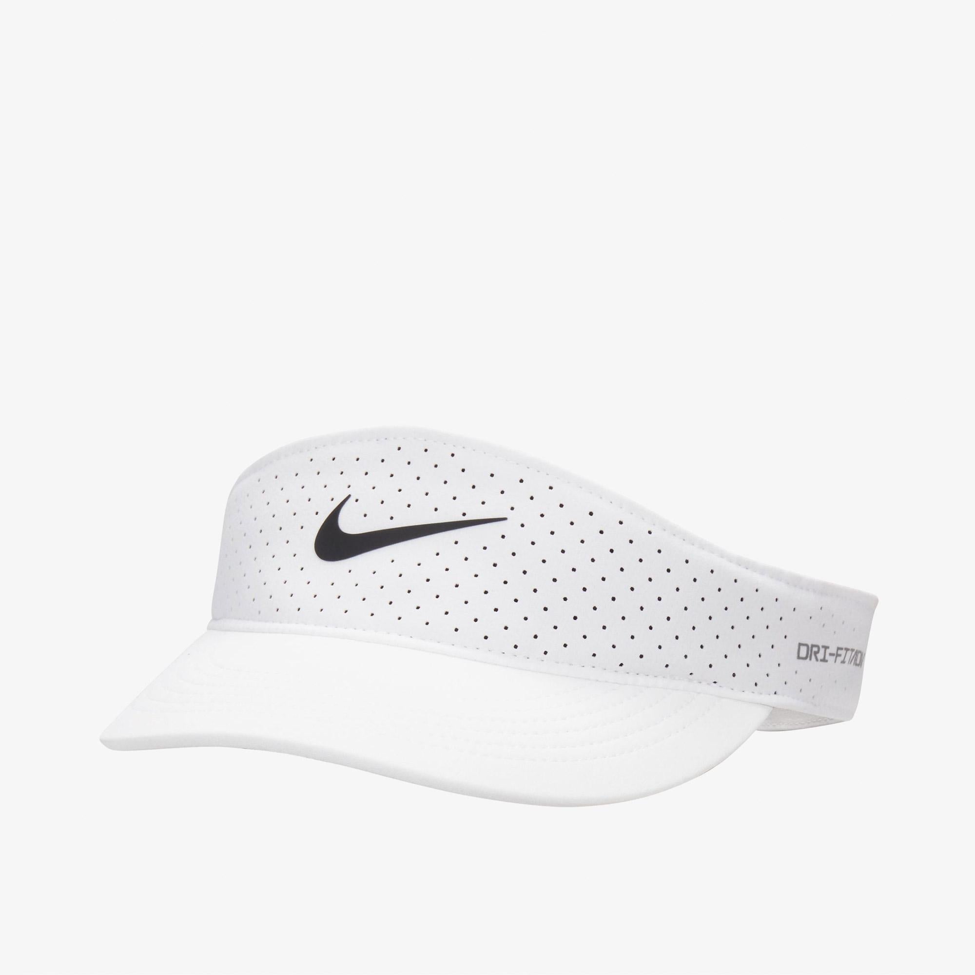 Nike Dri-Fit ADV Ace Visor Unisex Beyaz Tenis Şapkası