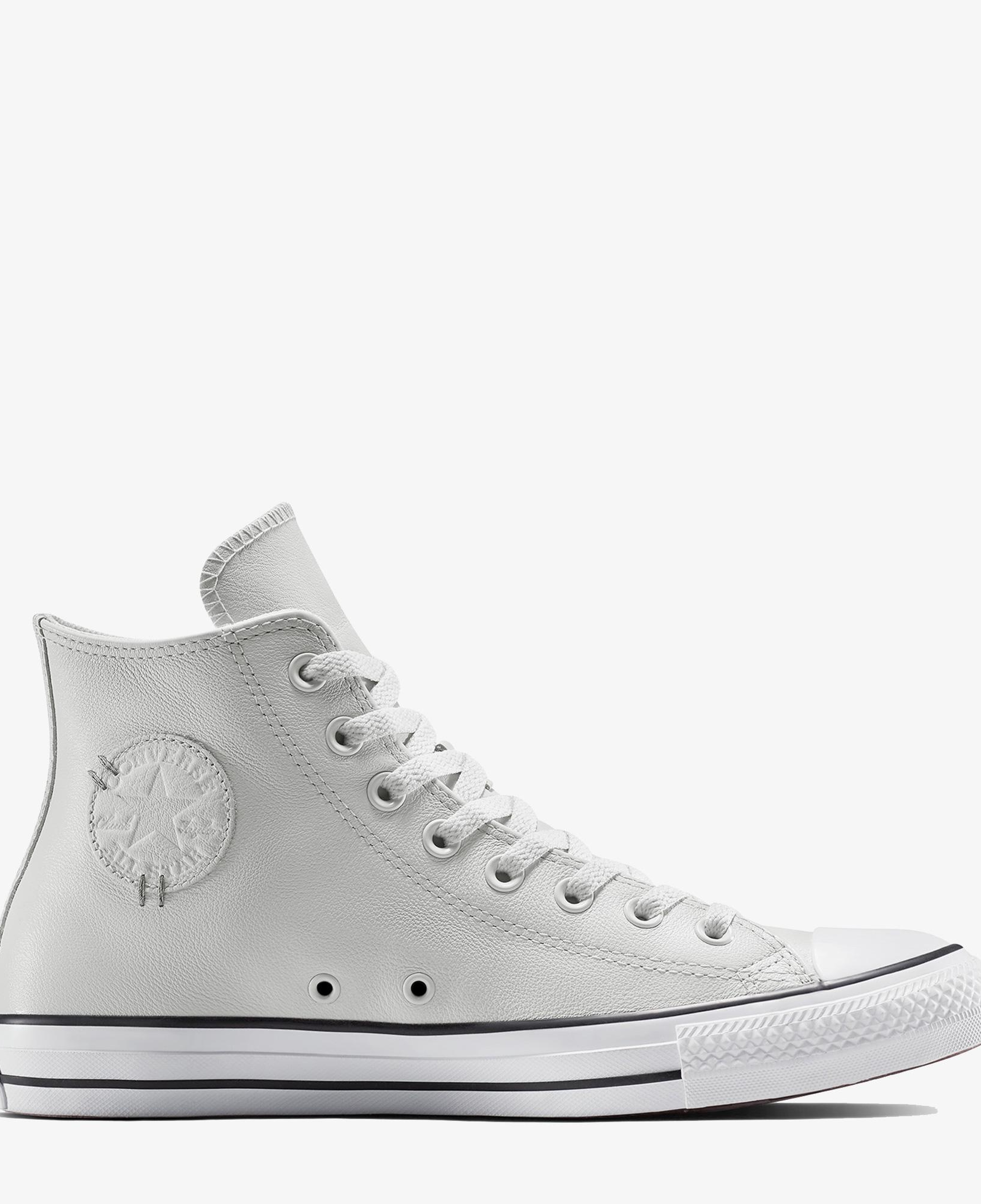 Converse Chuck Taylor All Star Deri Unisex Gri Sneaker