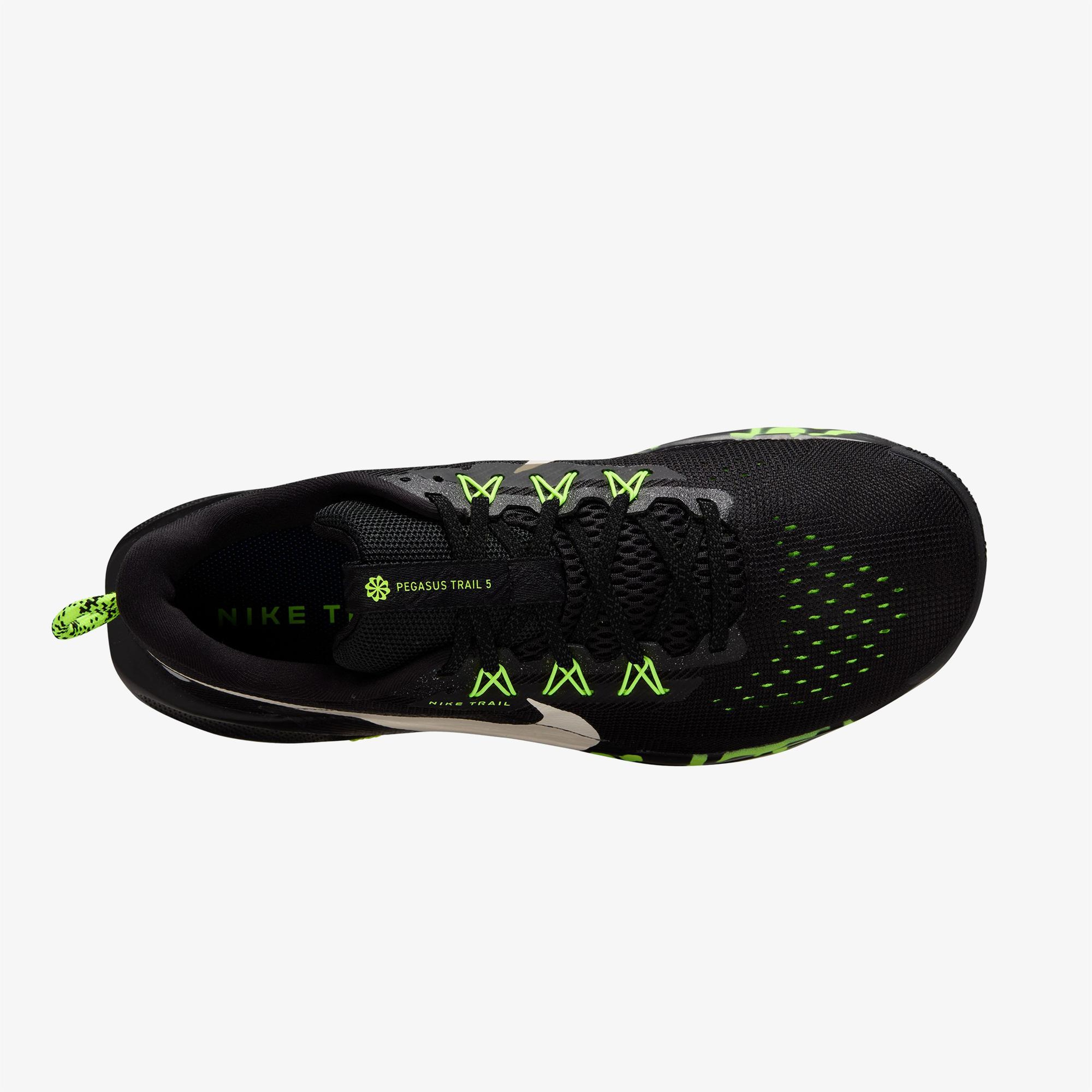 Nike Reactx Pegasus Trail 5 Erkek Siyah Koşu Ayakkabısı