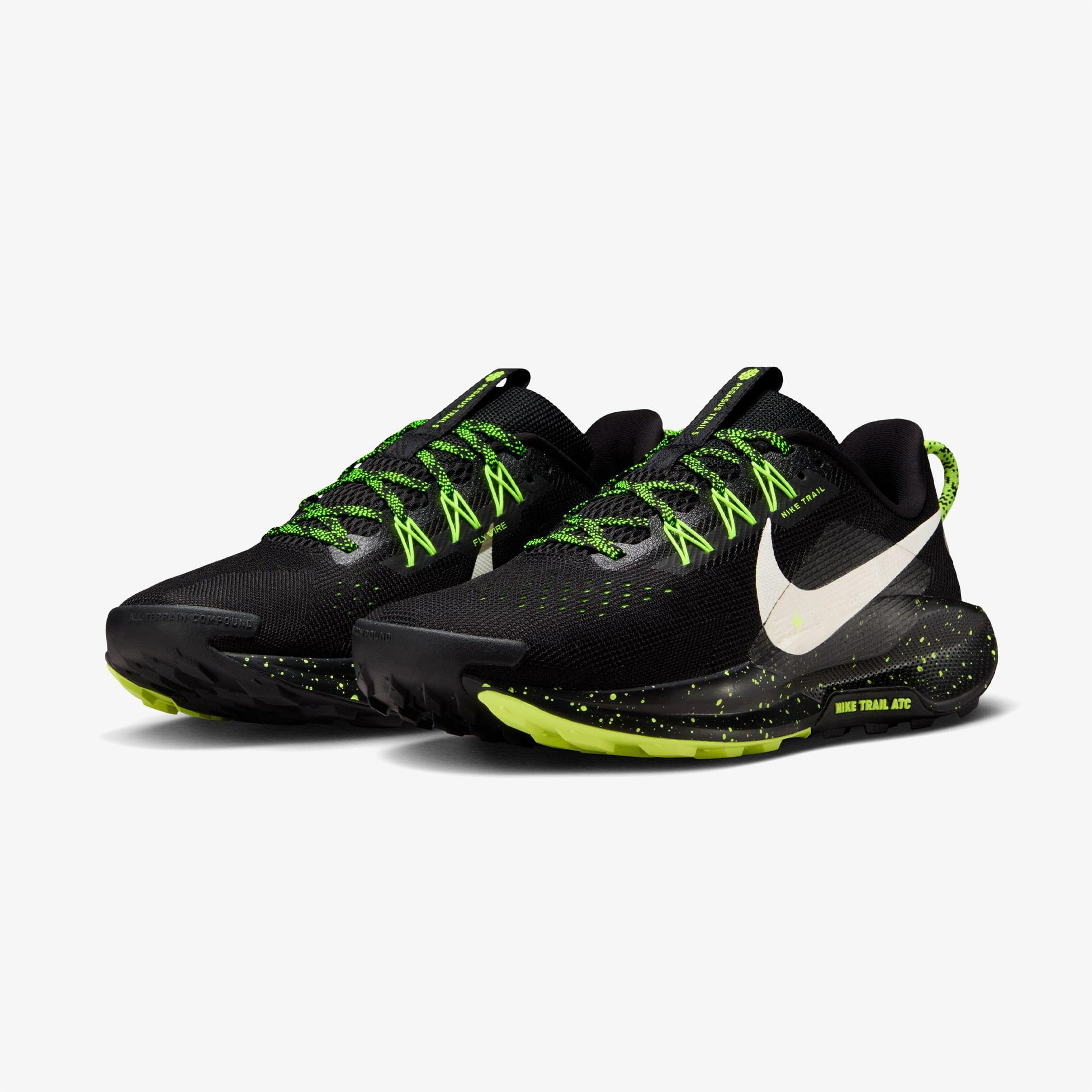 Nike Reactx Pegasus Trail 5 Erkek Siyah Koşu Ayakkabısı