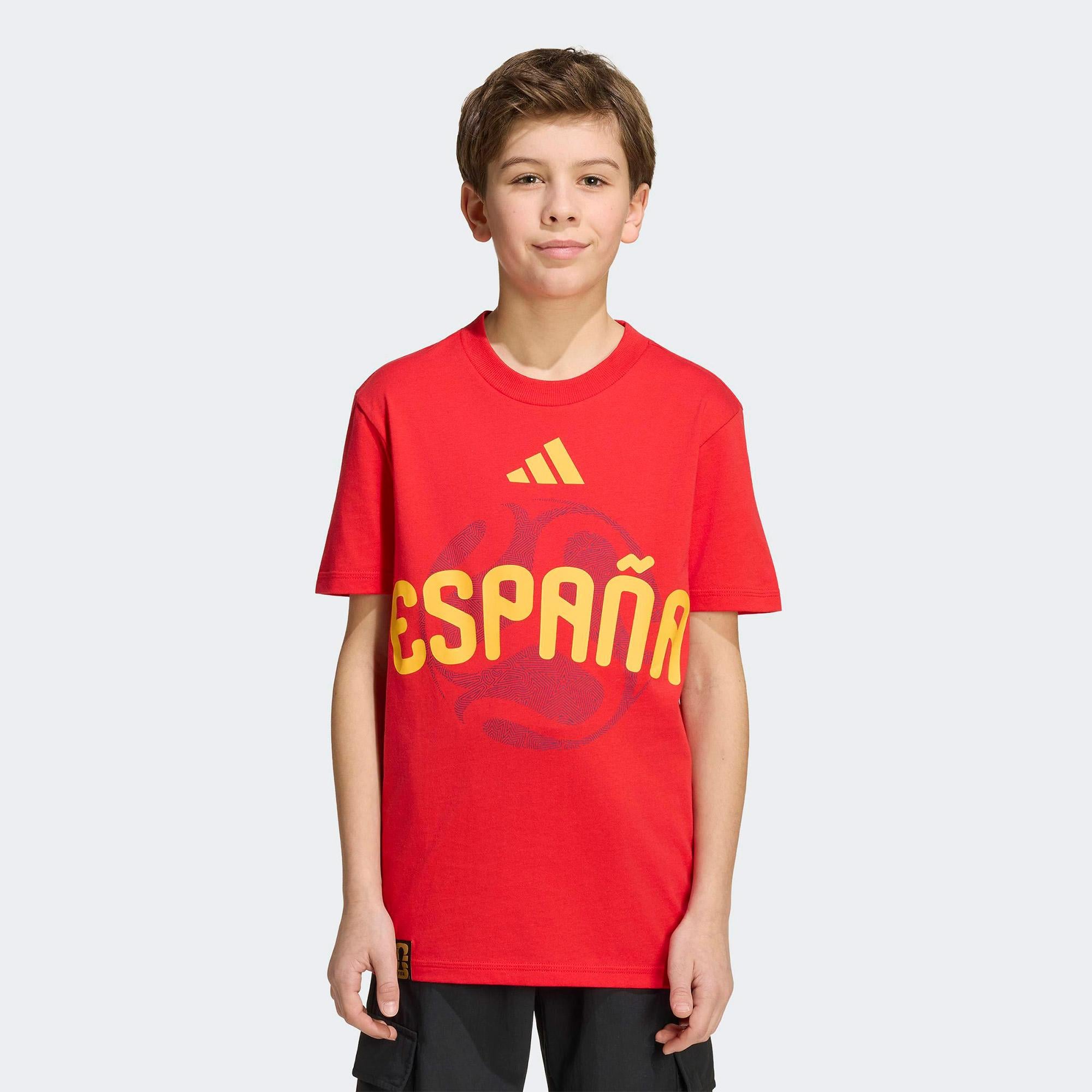 adidas İspanya Milli Takım Çocuk Kırmızı T-Shirt