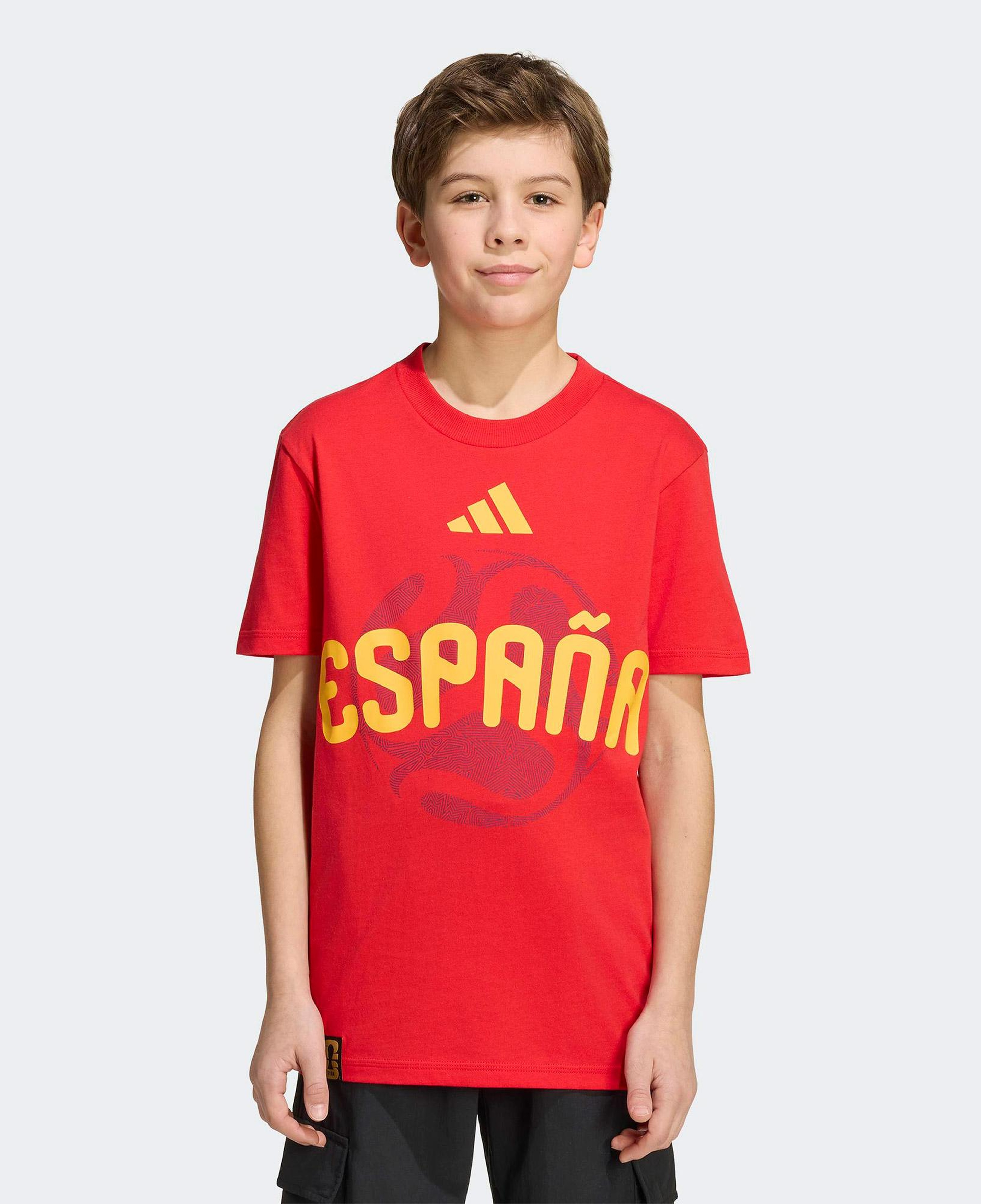 adidas İspanya Milli Takım Çocuk Kırmızı T-Shirt
