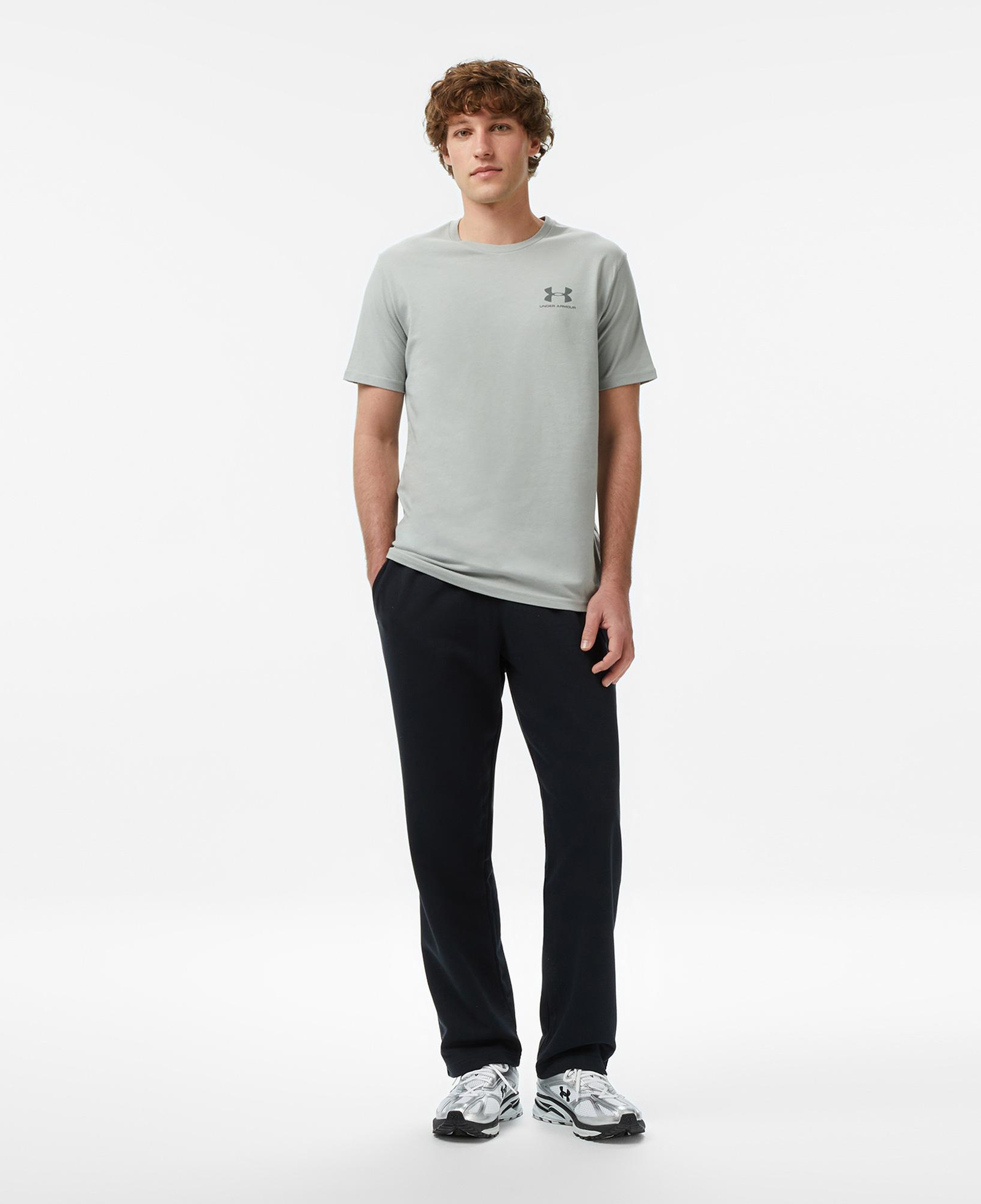 Under Armour Sportstyle Lc Ss Erkek Gri T-Shirt