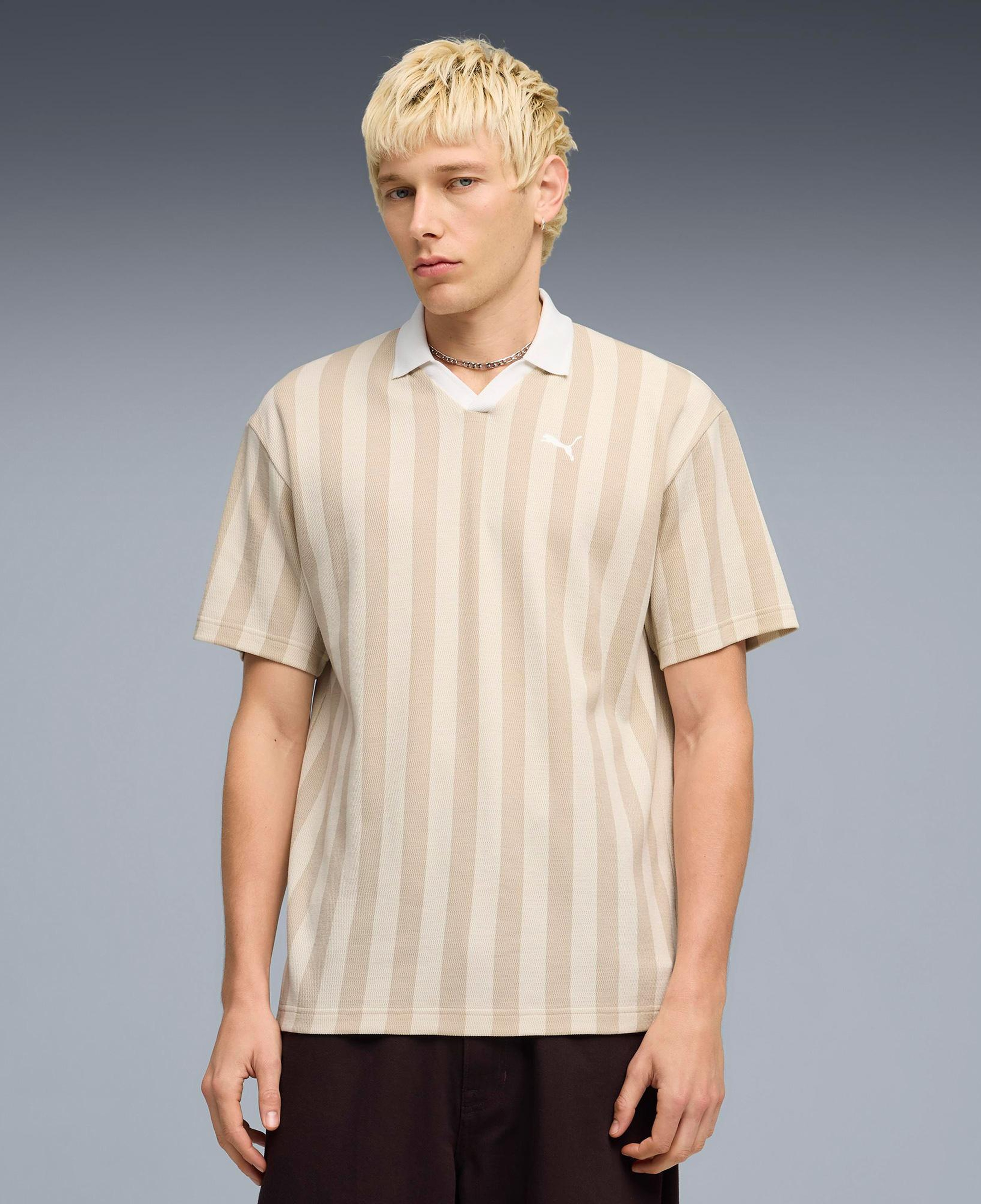 Puma Class Pinnacle Erkek Krem T-Shirt
