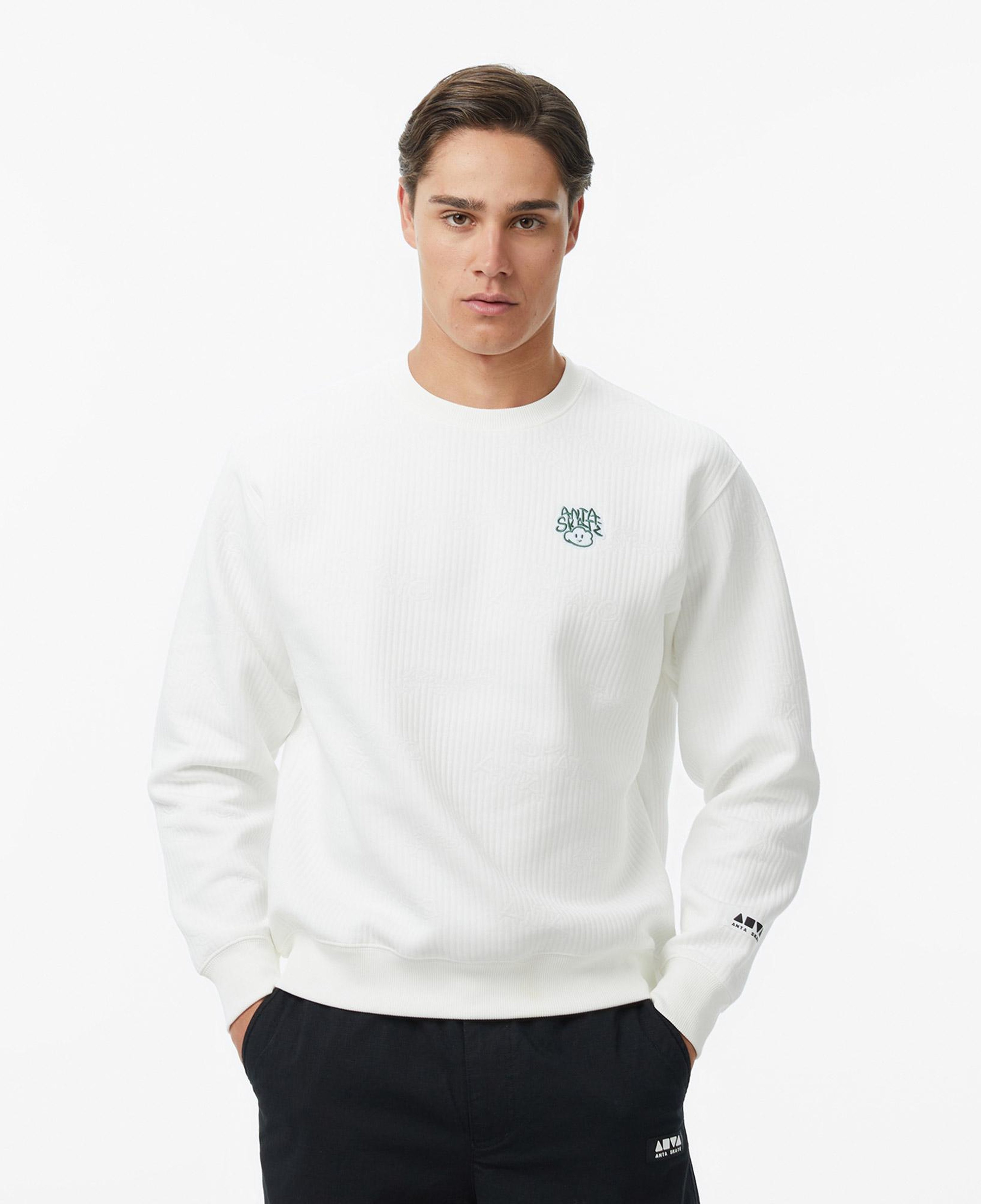 Anta To See The Bird Erkek Beyaz Sweatshirt