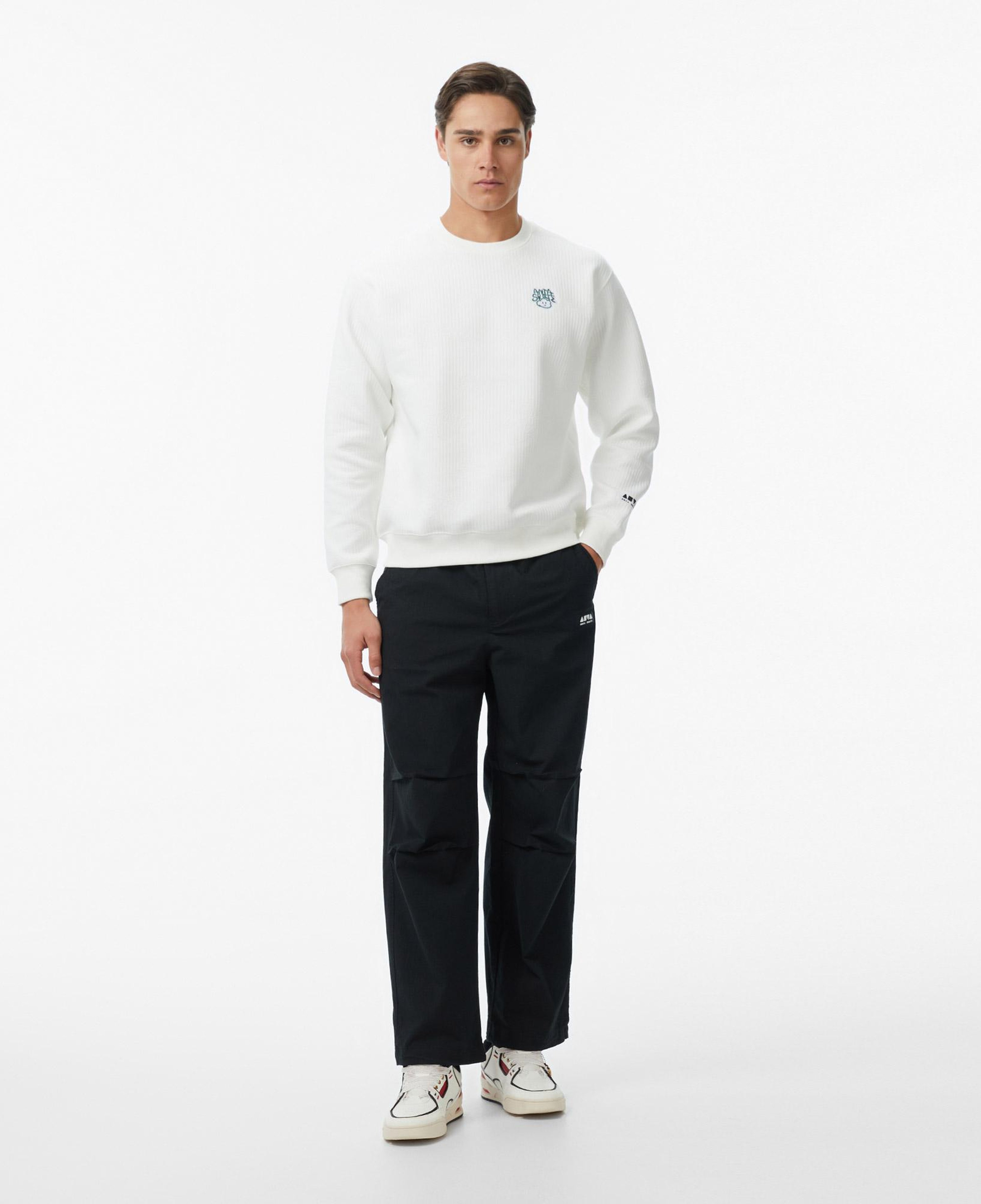 Anta To See The Bird Erkek Beyaz Sweatshirt
