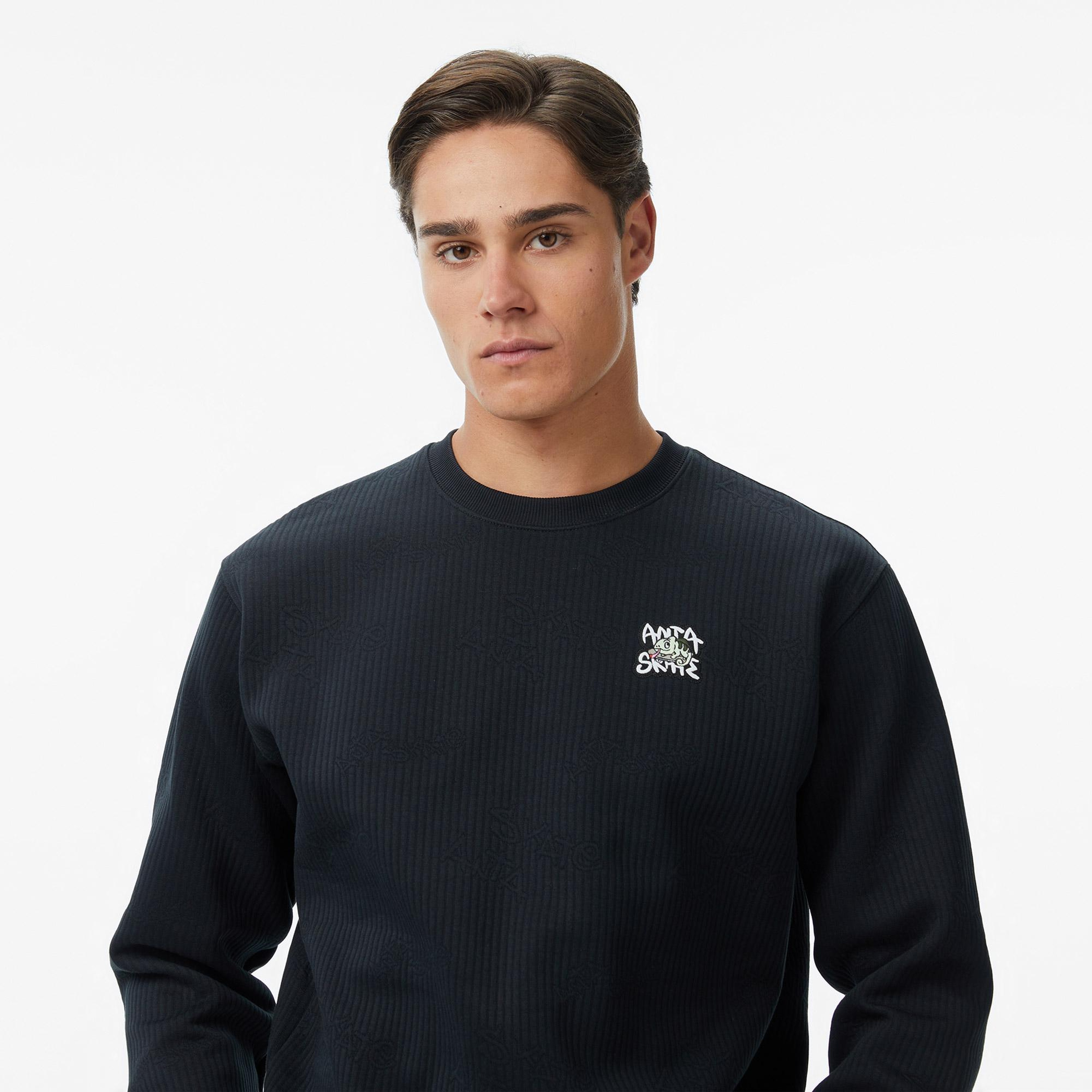 Anta To See The Bird Erkek Siyah Sweatshirt