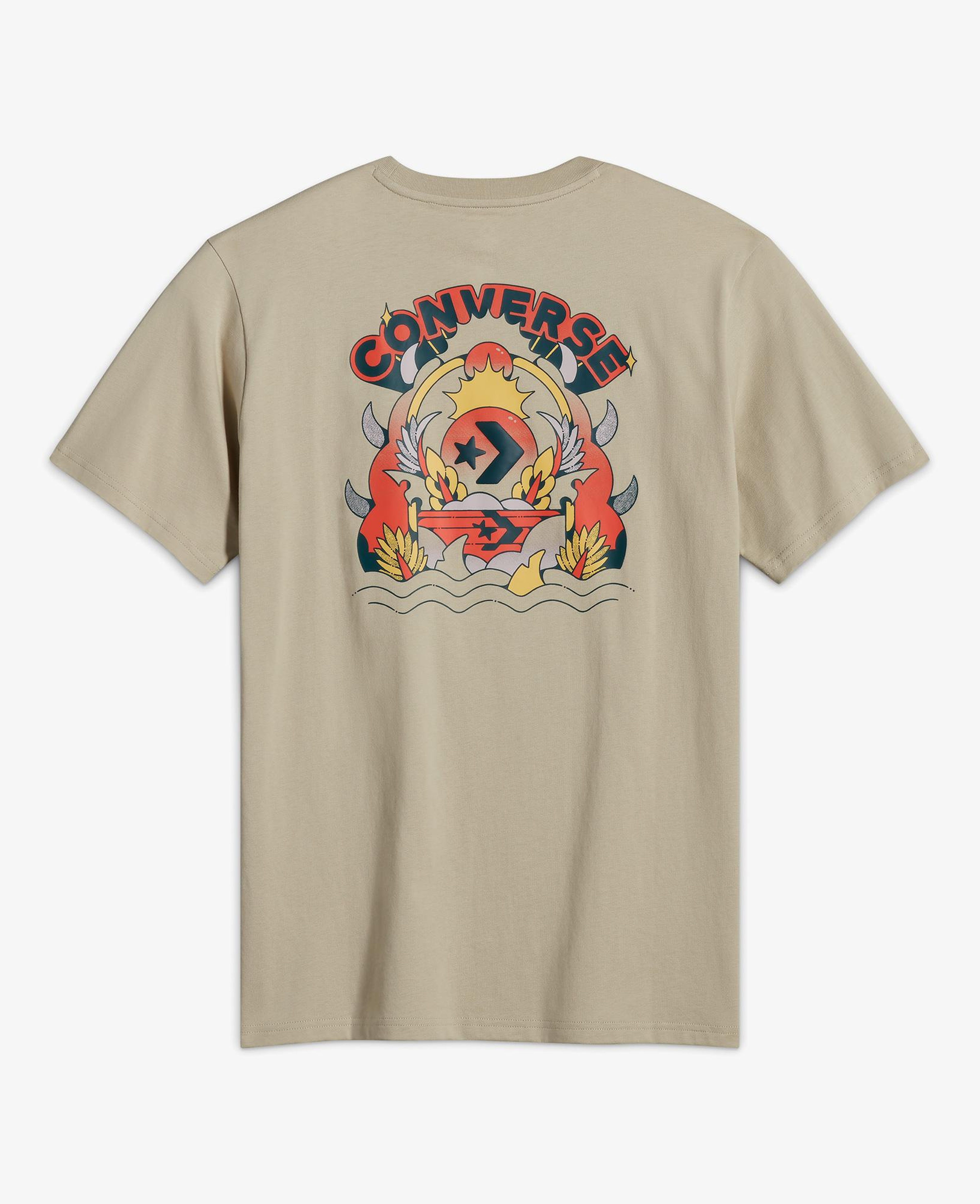 Converse Desert Sunset Erkek Haki T-Shirt