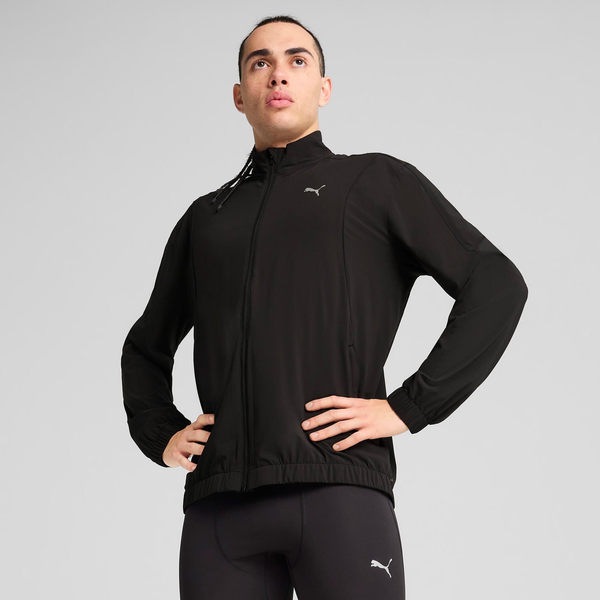 Puma Run Velocity Woven Erkek Siyah Ceket