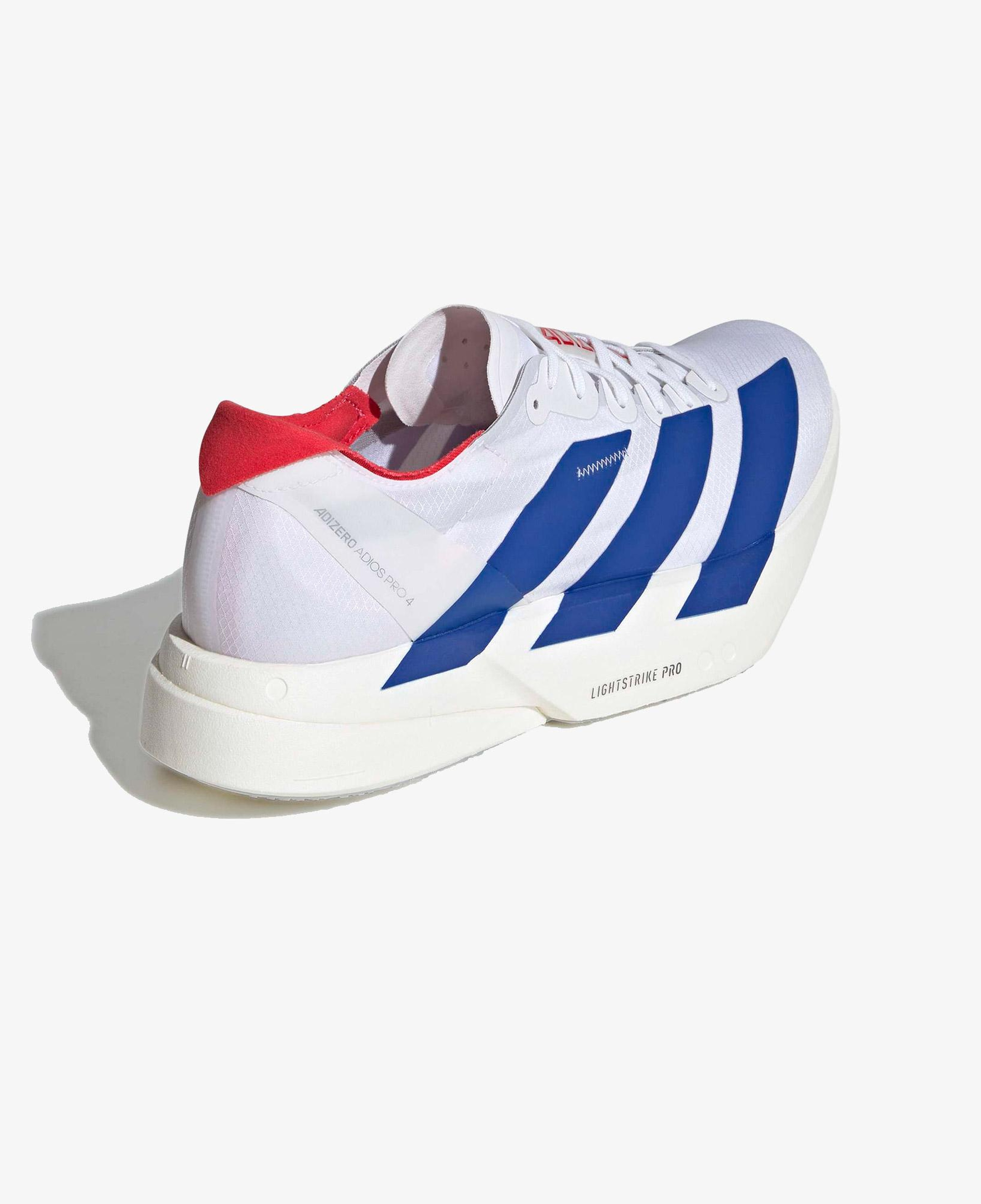 adidas Adizero Adios Pro 4 Erkek Beyaz Koşu Ayakkabısı