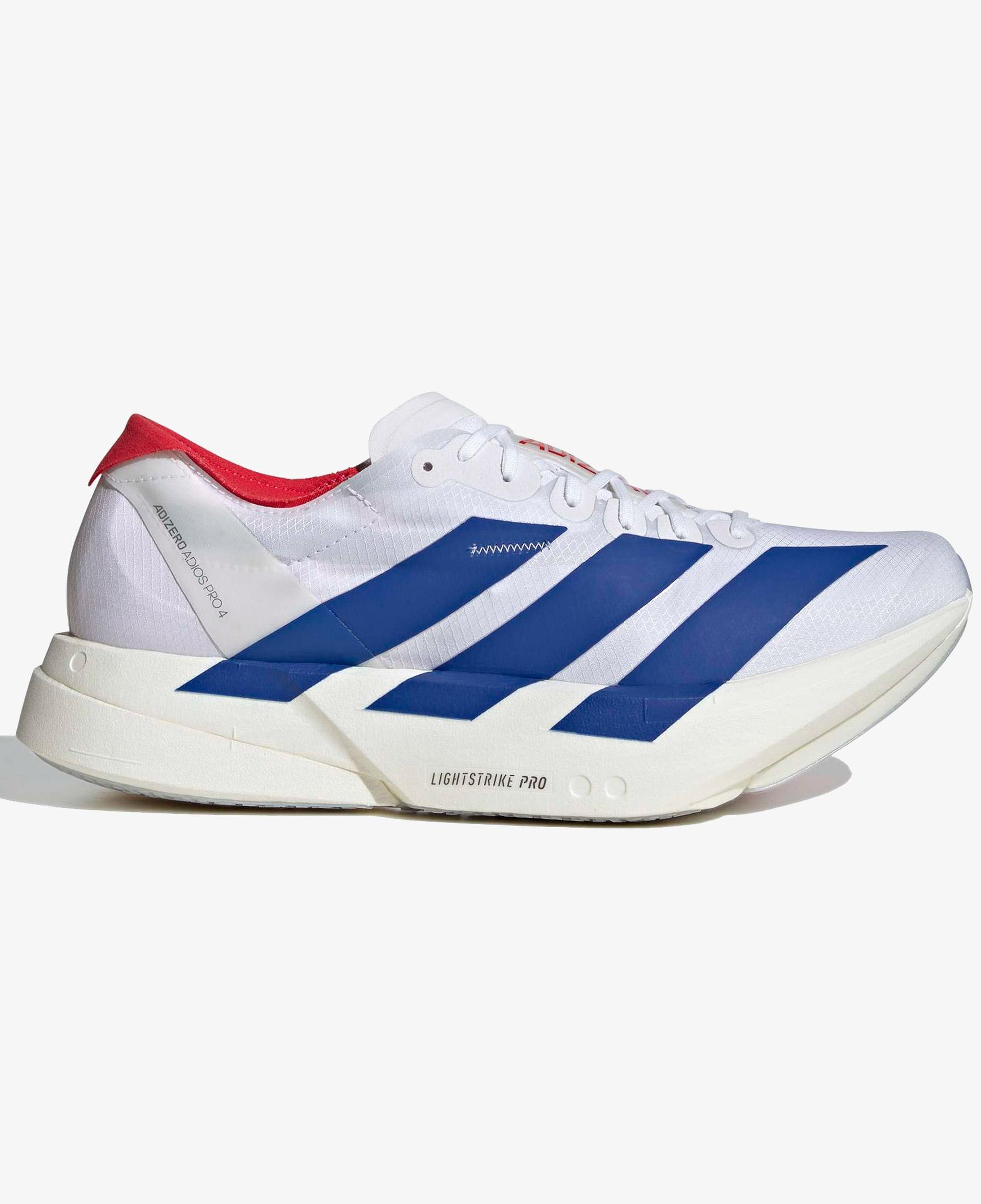 adidas Adizero Adios Pro 4 Erkek Beyaz Koşu Ayakkabısı