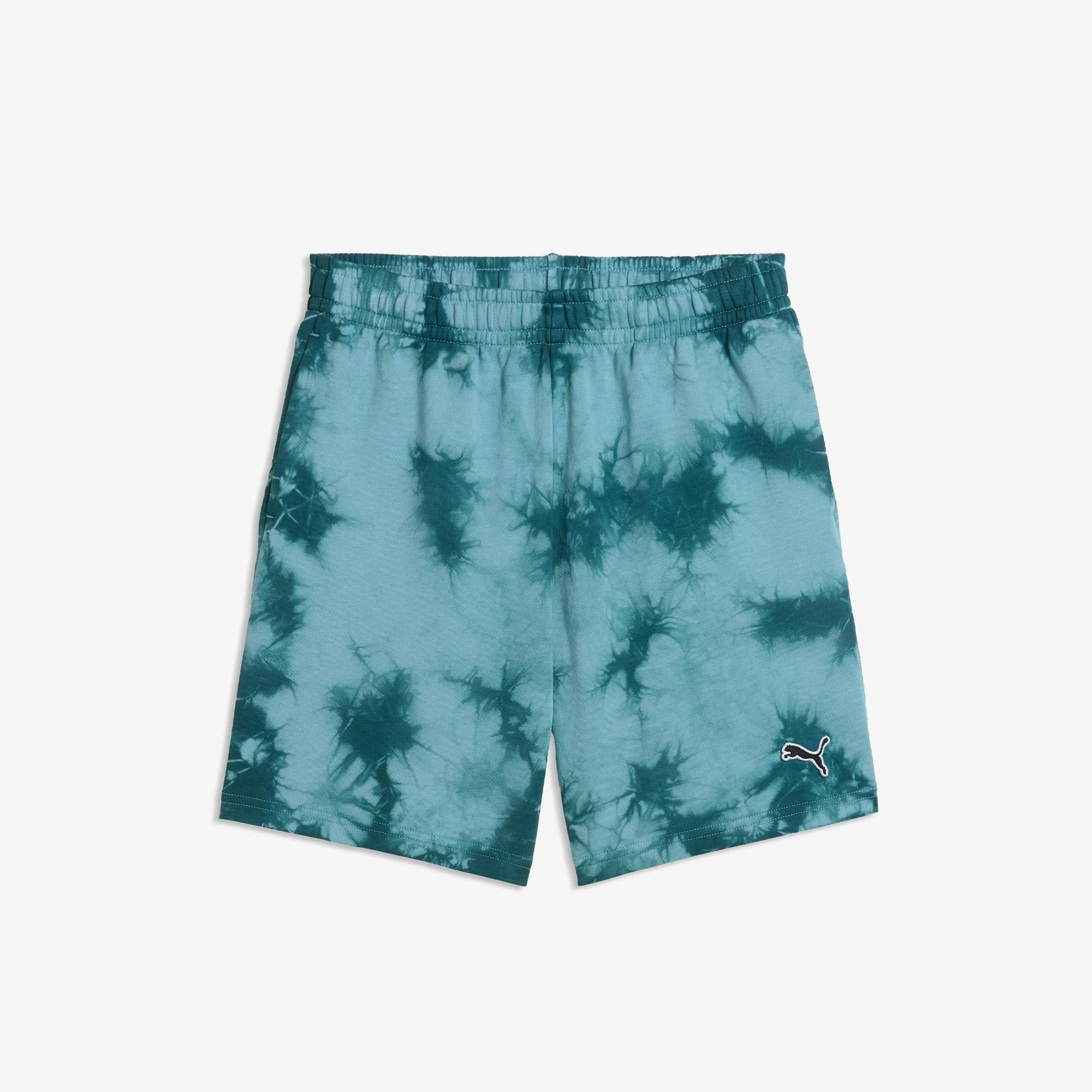 Puma Essentials Relaxed Tie-Dye Çocuk Yeşil Şort